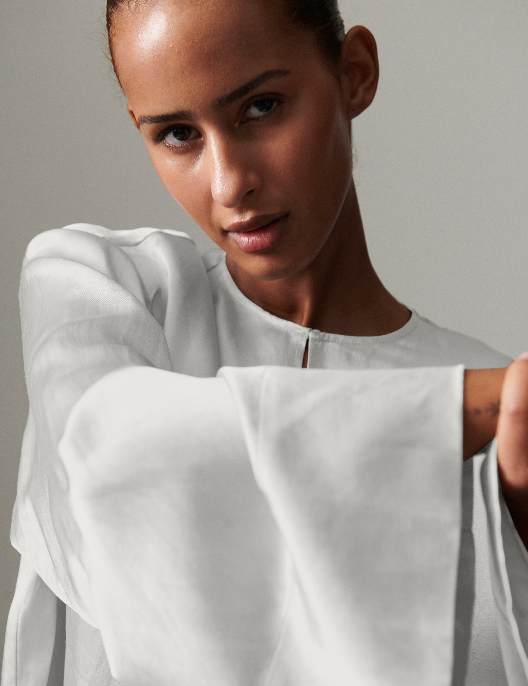 DAY Birger ét Mikkelsen Davies - Silky Touch - Bluse Bluse 110605 Jet Stream