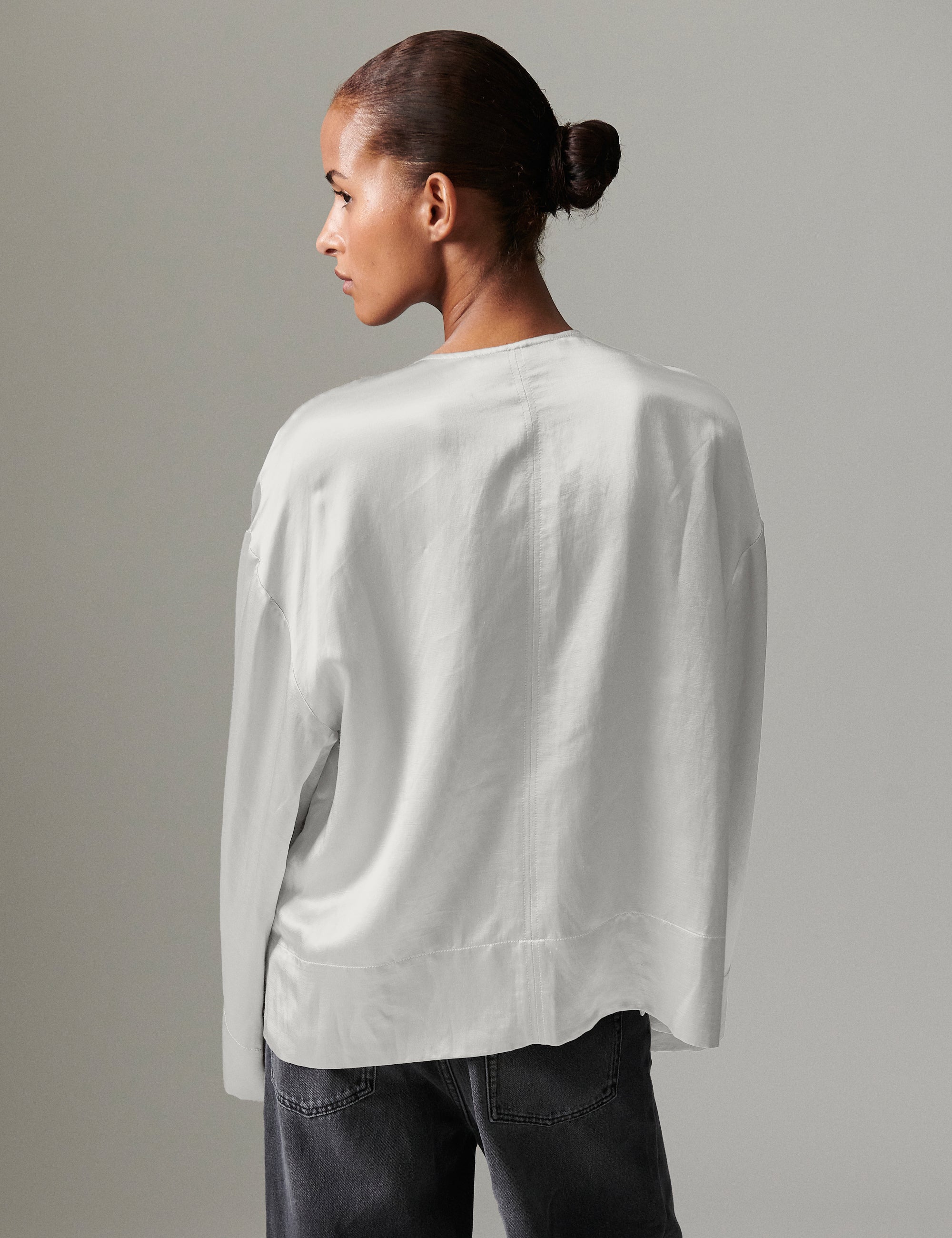DAY Birger ét Mikkelsen Davies - Silky Touch - Bluse Bluse 110605 Jet Stream