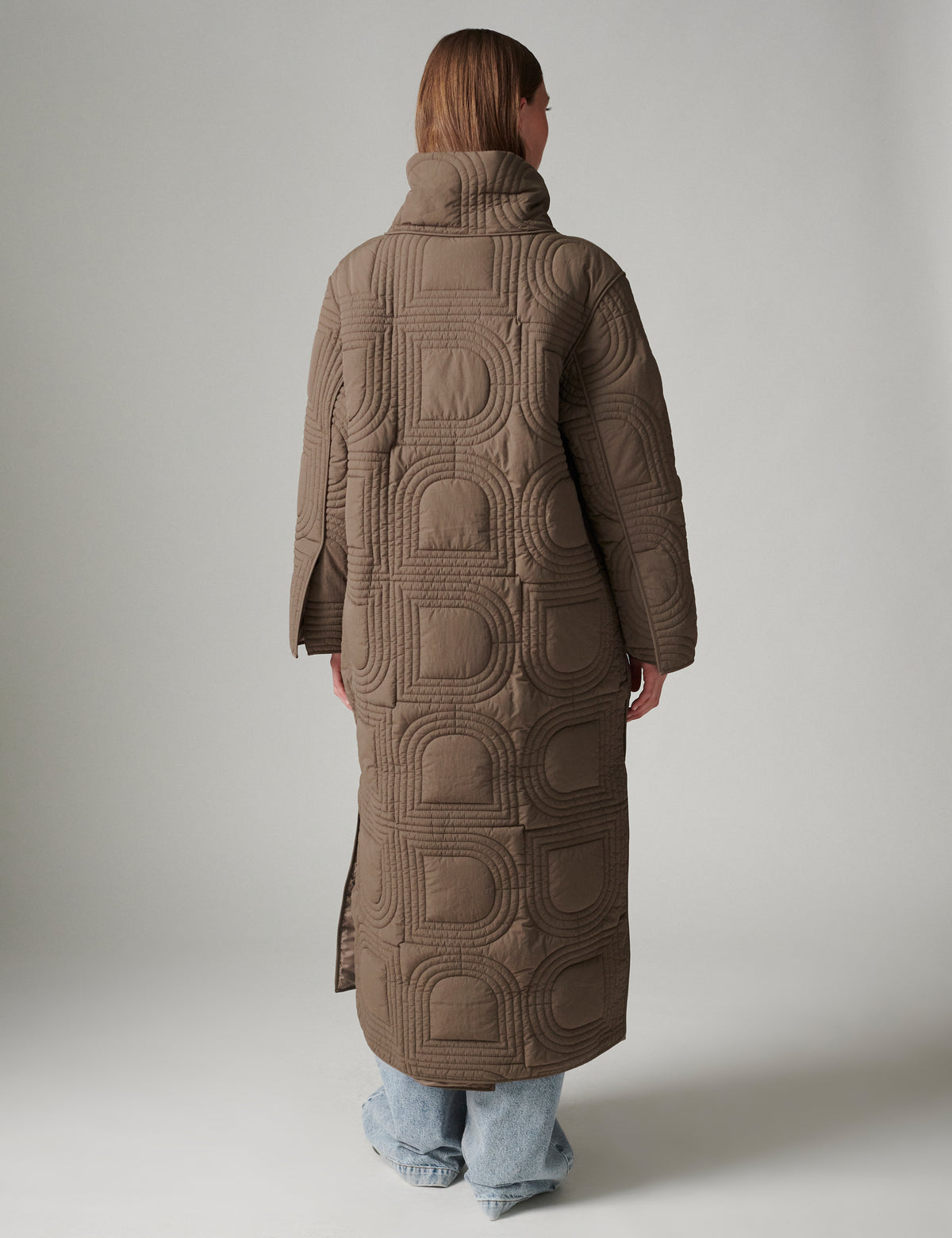 DAY Birger ét Mikkelsen DayAdjo - Rhombus quilt - Frakke Frakke 500125 WALNUT