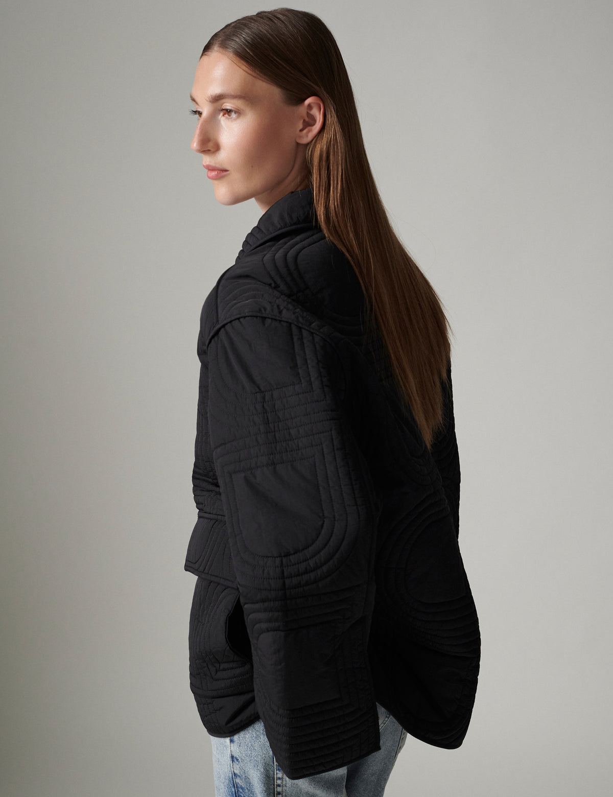 DAY Birger ét Mikkelsen DayKojo - Rhombus quilt - Jakke Jakke 190303 Black