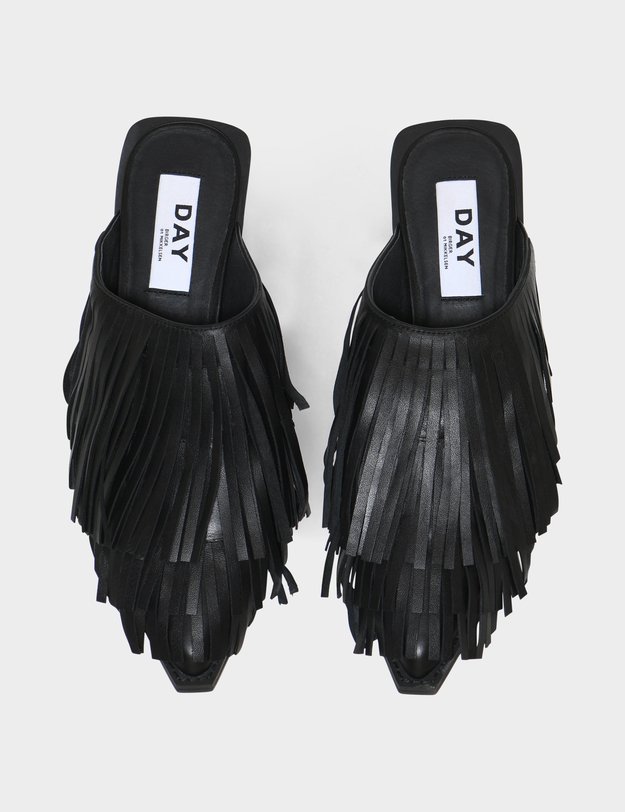 DAY Birger ét Mikkelsen Dever Fringes - Mules Mules 190303 Black