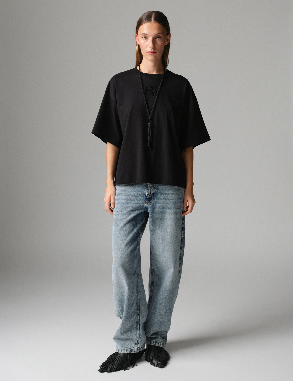 DAY Birger ét Mikkelsen Drew - Heavy Jersey - T-shirt T-shirt 12000 Black