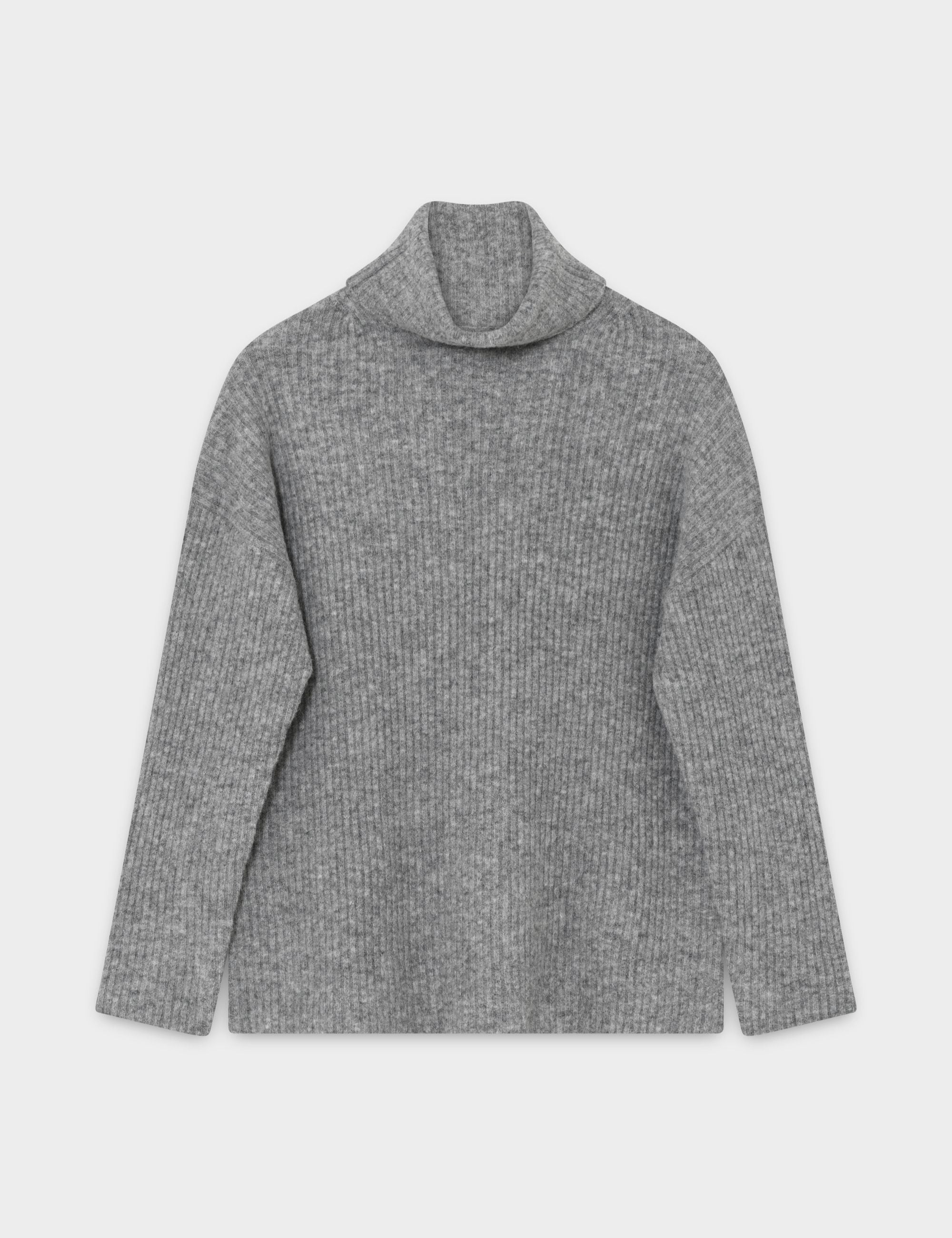 DAY Birger ét Mikkelsen Dunne - Cozy Rib Pullover 500056 GREY MELANGE