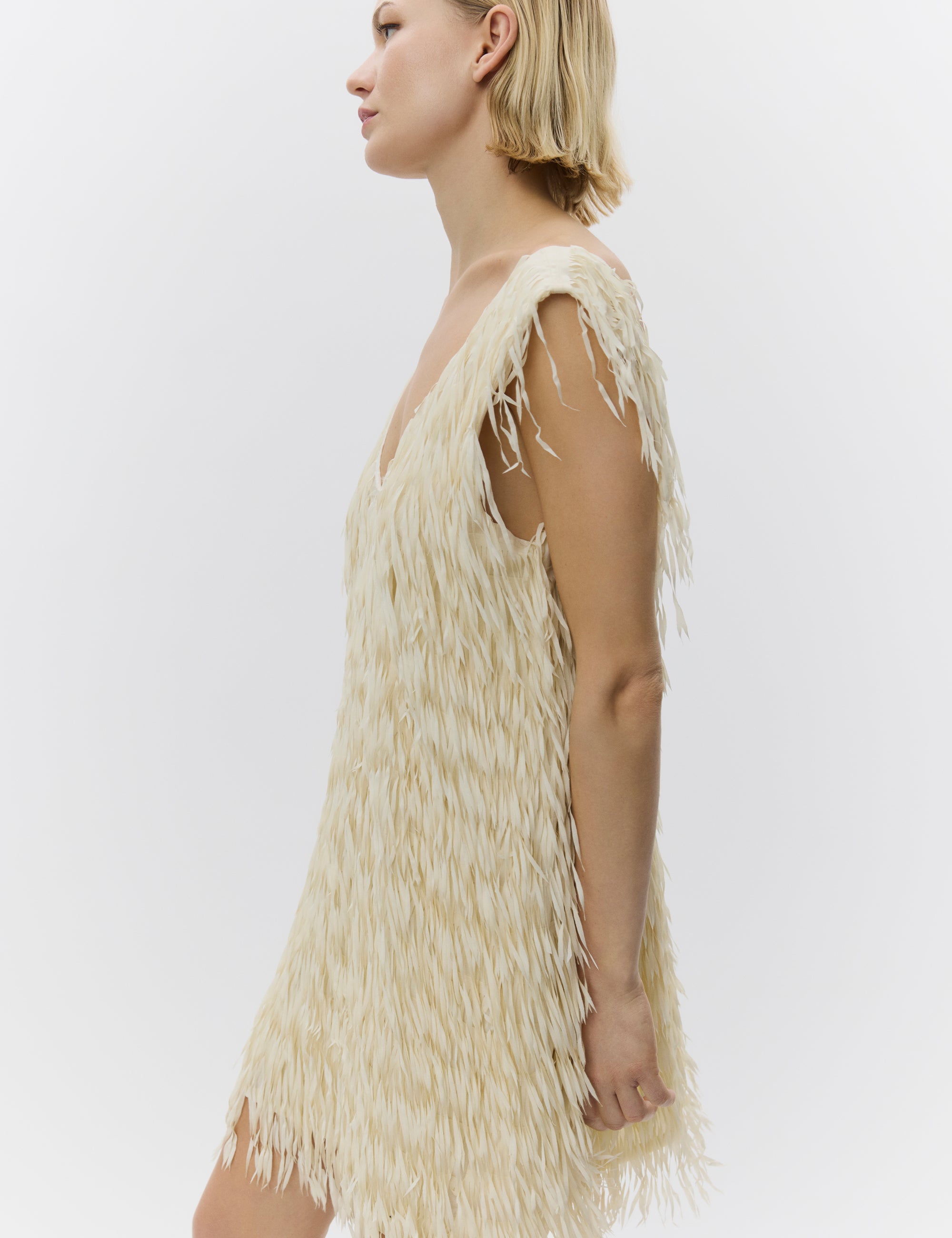 DAY Birger ét Mikkelsen Durant- Delicate Fringes Dress 120110 PISTACHIO SHELL.