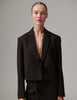 Edie - Classic Gabardine - Blazer - Ganache