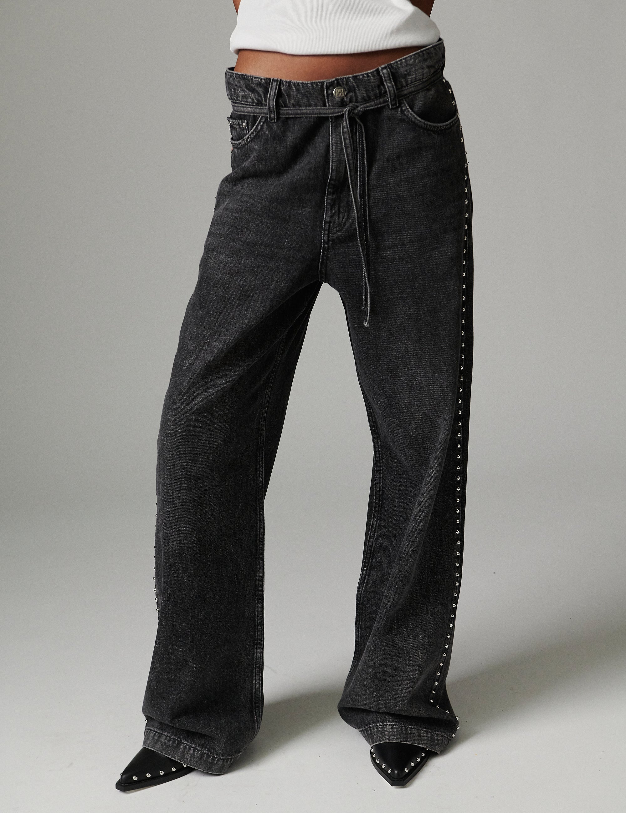 DAY Birger ét Mikkelsen Elijah - Embellished Denim Jeans 190303 BLACK