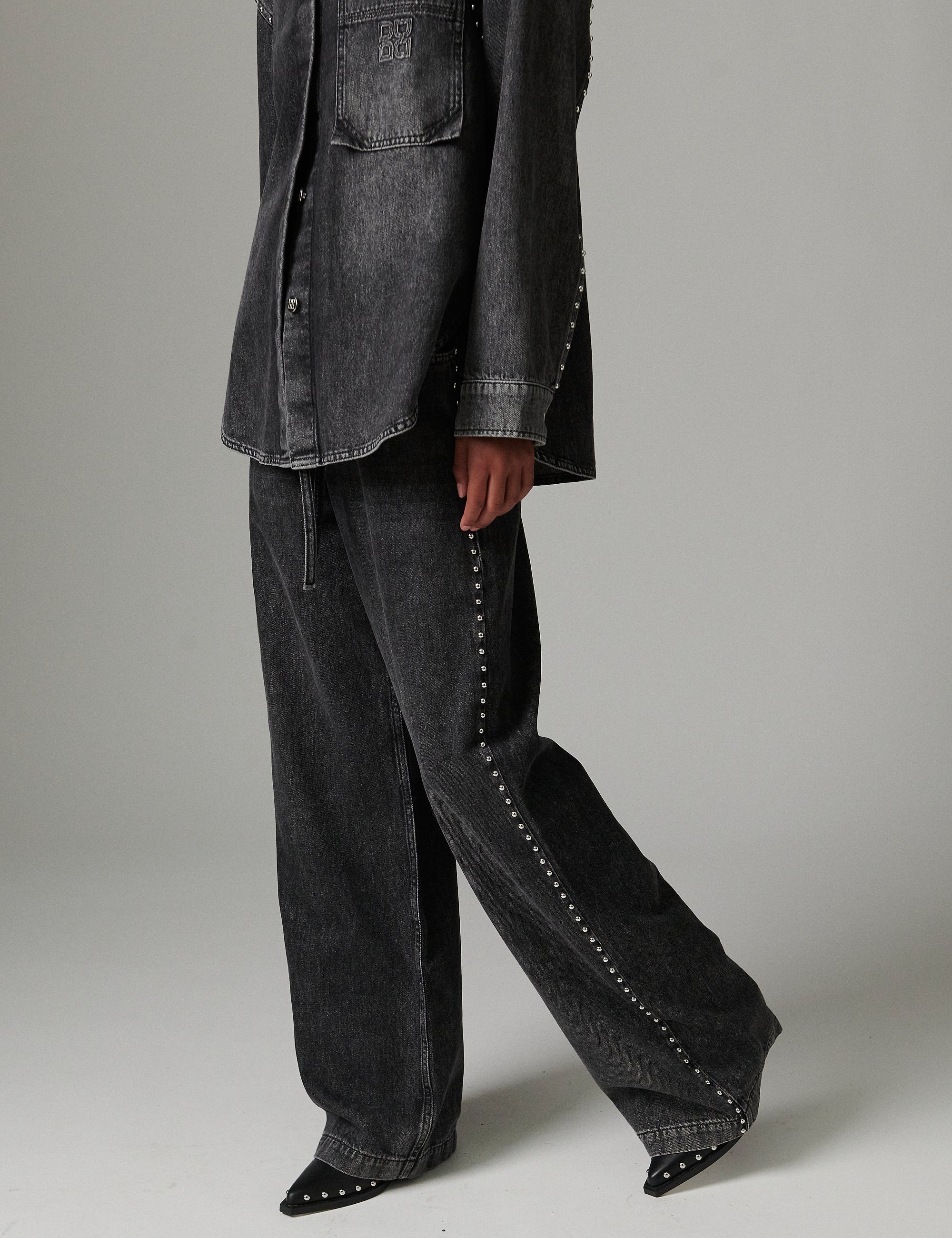 DAY Birger ét Mikkelsen Elijah - Embellished Denim Jeans 190303 BLACK