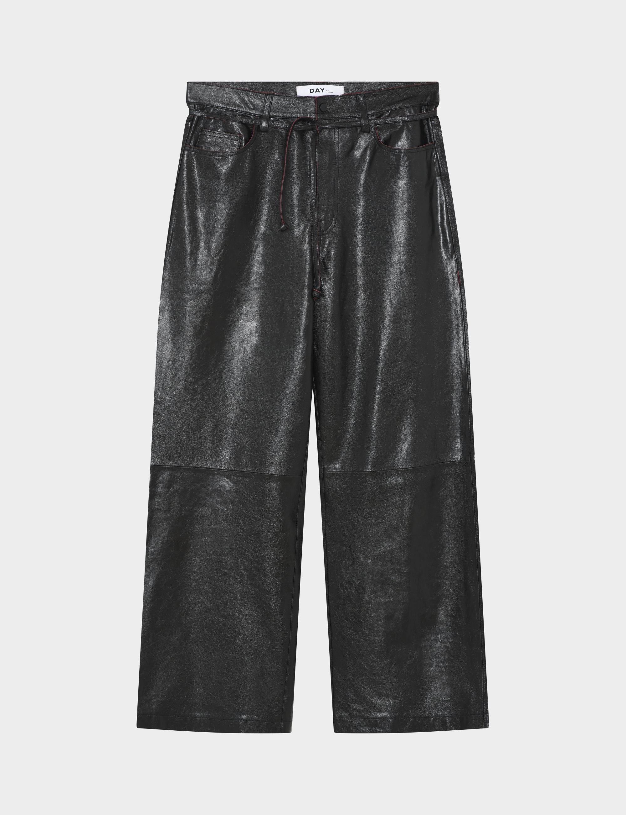 DAY Birger ét Mikkelsen Elijah - Leather Contemporary Pants 191103 ESPRESSO