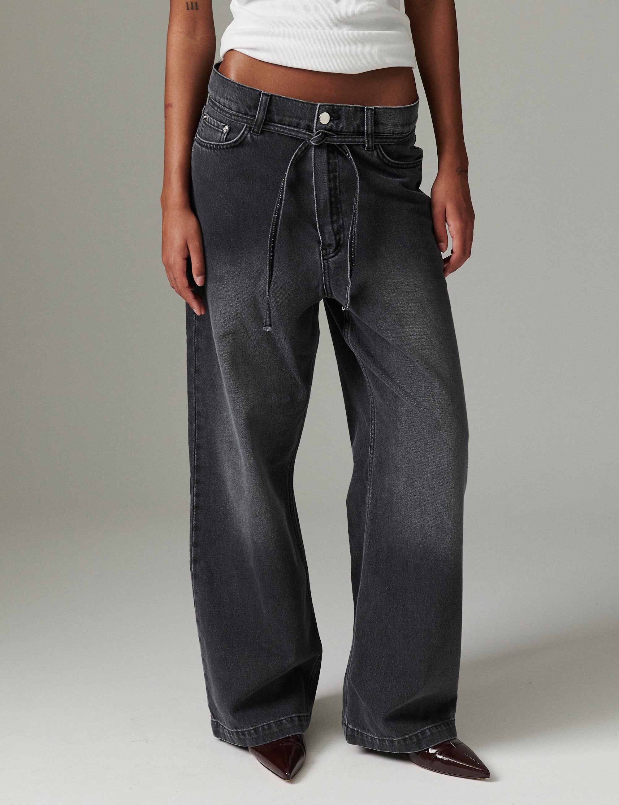 DAY Birger ét Mikkelsen Elijah - Rigid Denim Jeans 190303 BLACK