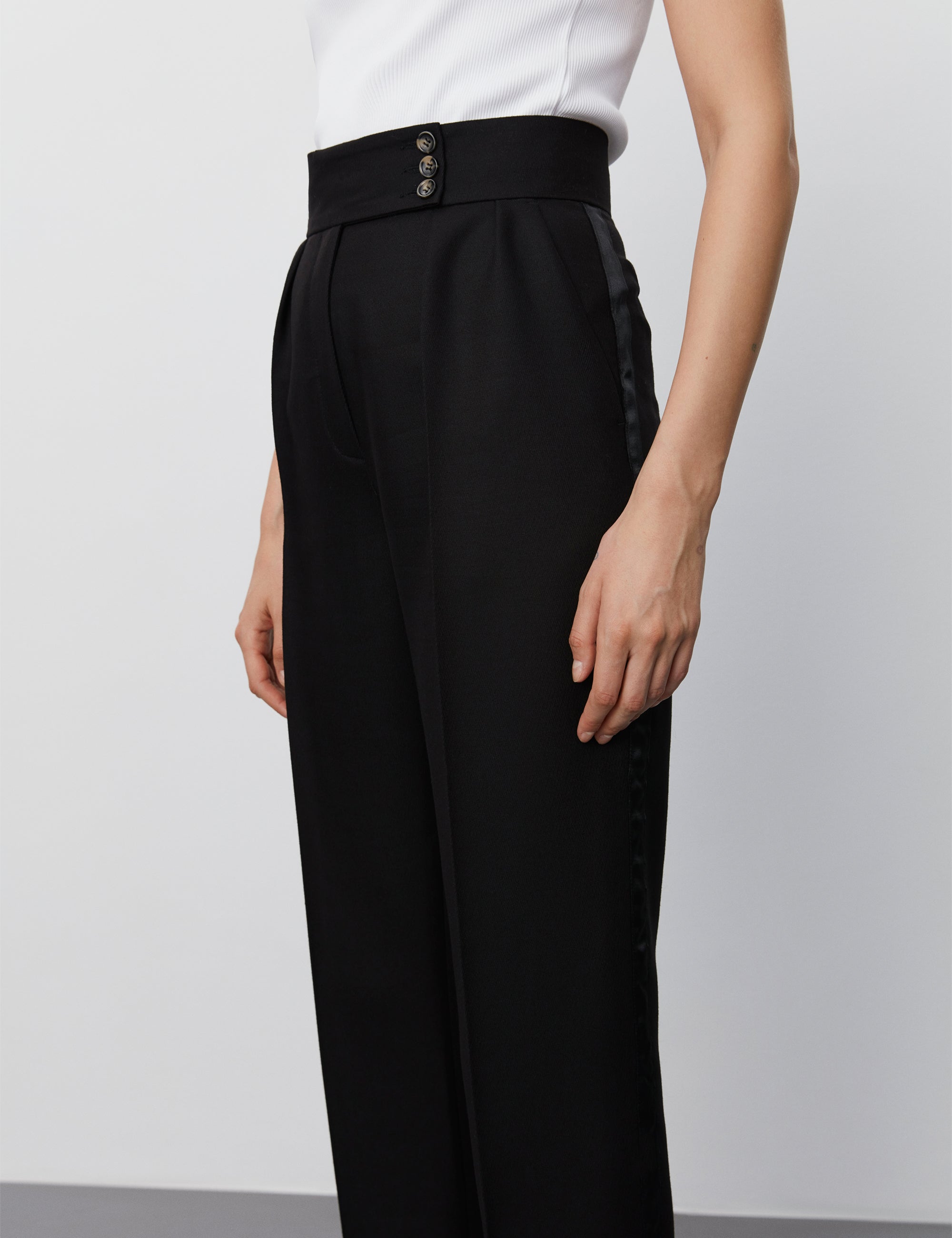 DAY Birger ét Mikkelsen Elliot - Delicate Wool Twill Bukser 190303 Black