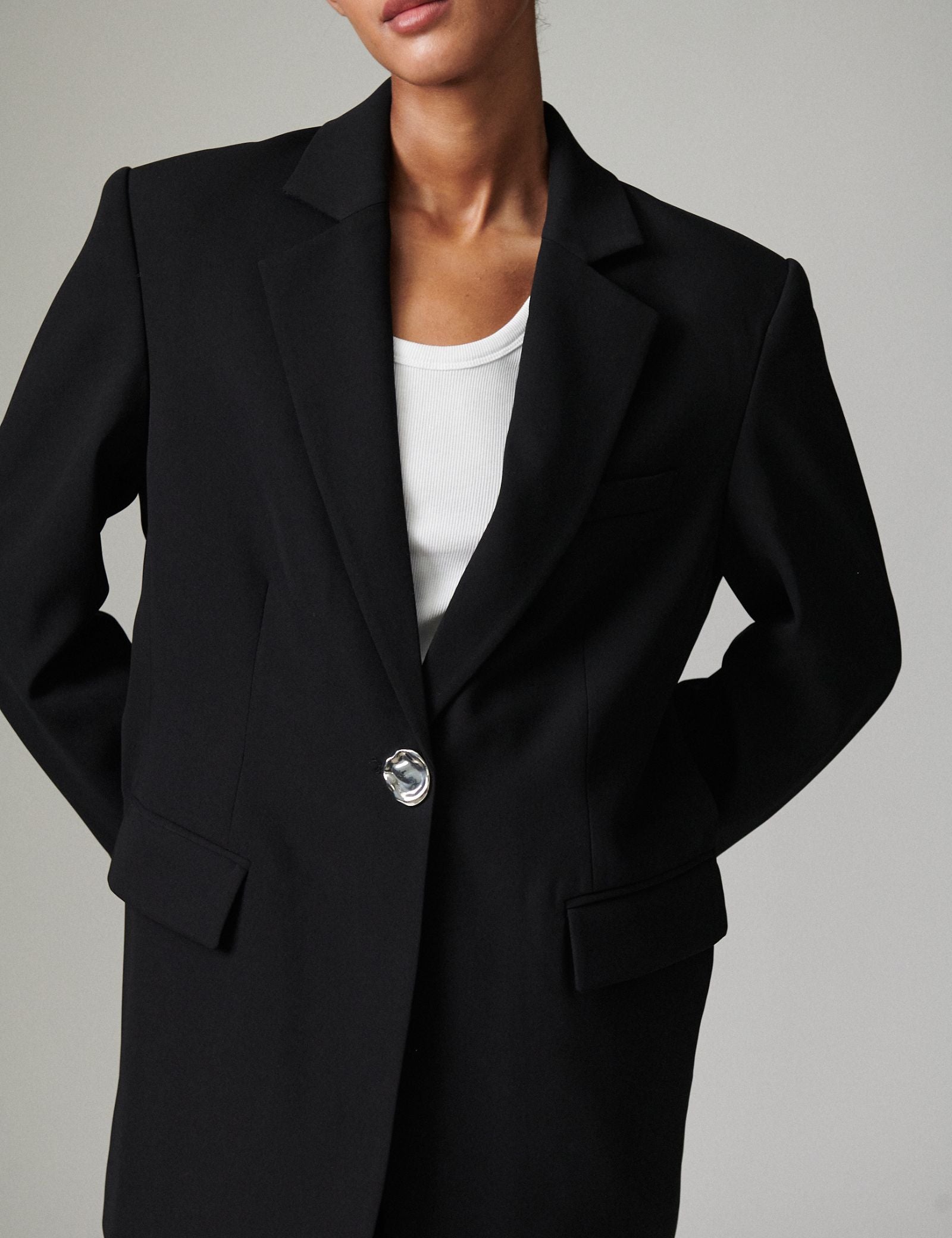 DAY Birger ét Mikkelsen Eltona - Classic Gabardine Blazer 190303 BLACK