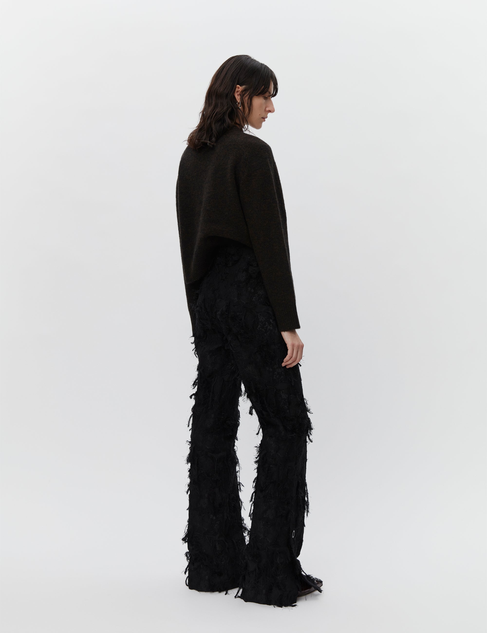 DAY Birger ét Mikkelsen Emma - Contemporary Texture Pants 190303 BLACK