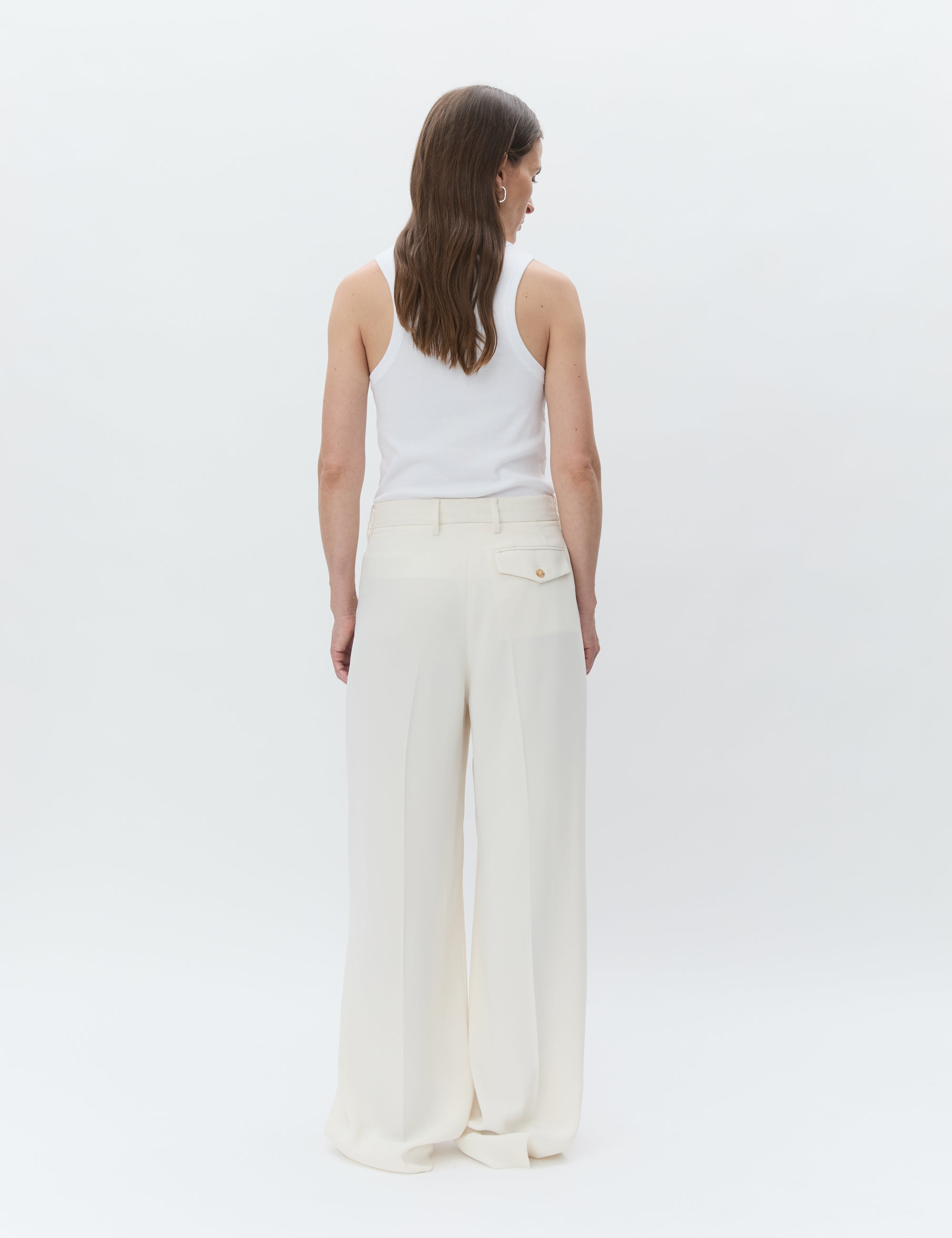 DAY Birger ét Mikkelsen Enzo - Classic Gabardine Pants 01002 Ivory Shade