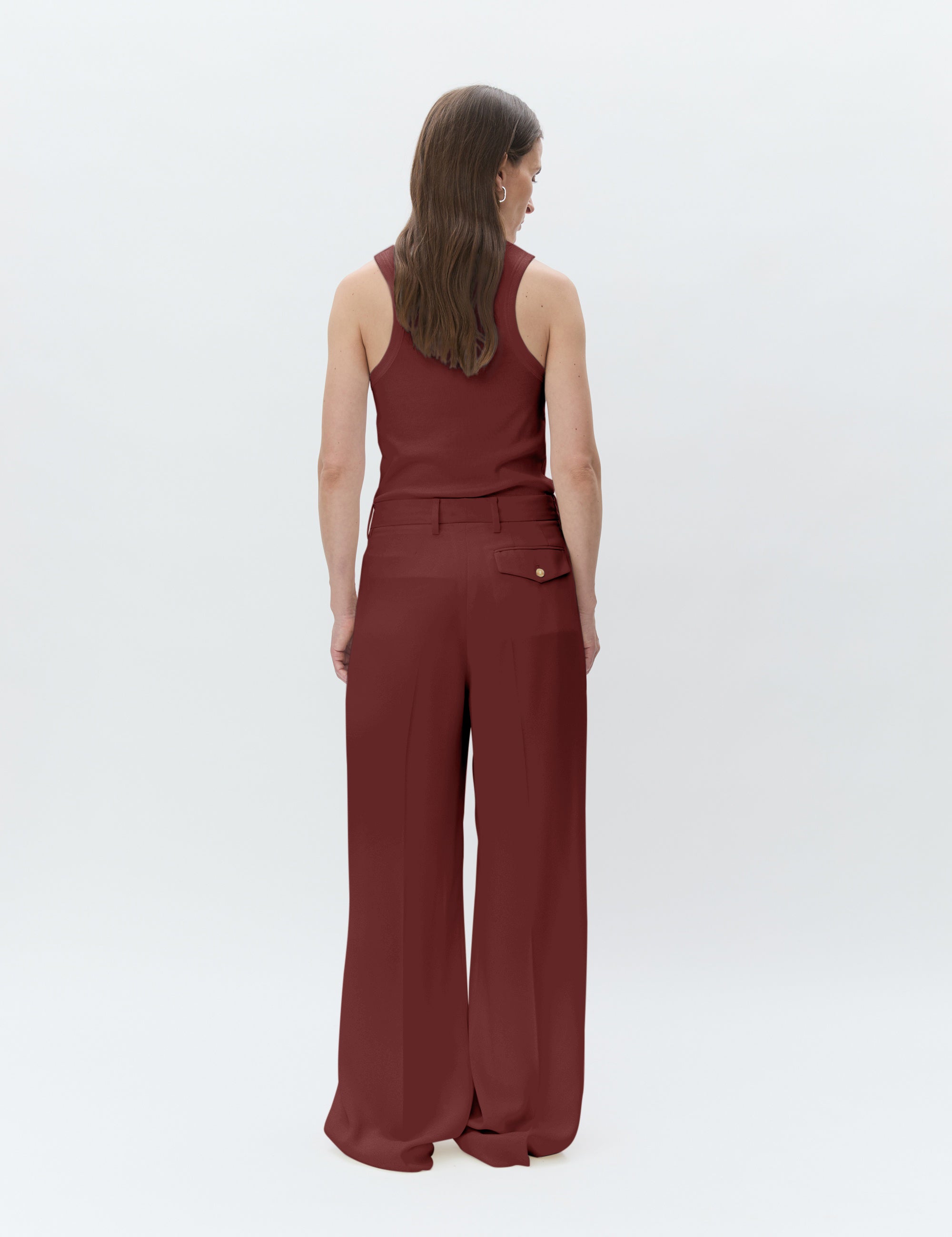 DAY Birger ét Mikkelsen Enzo - Classic Gabardine Pants 191725 TAWNY PORT