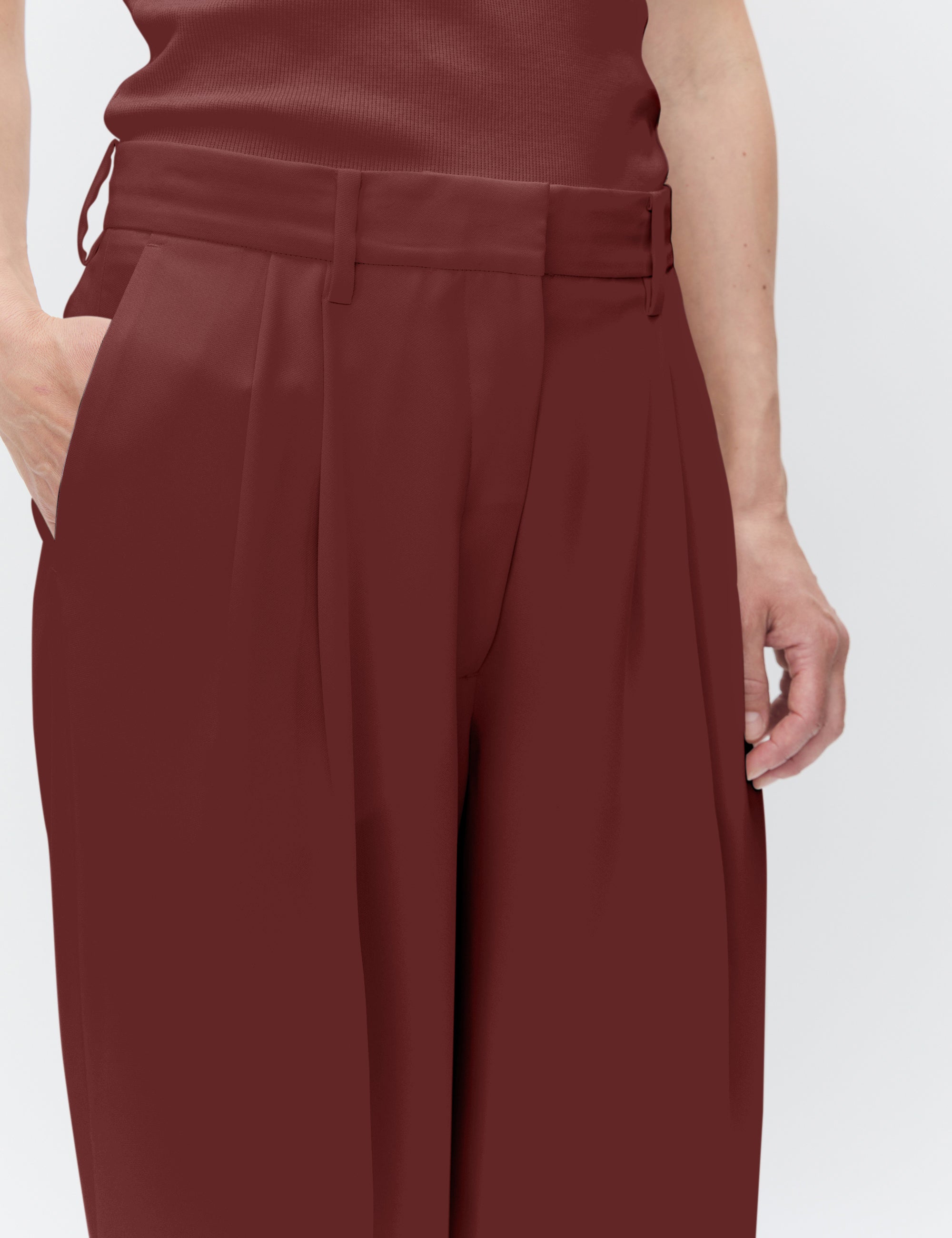 DAY Birger ét Mikkelsen Enzo - Classic Gabardine Pants 191725 TAWNY PORT