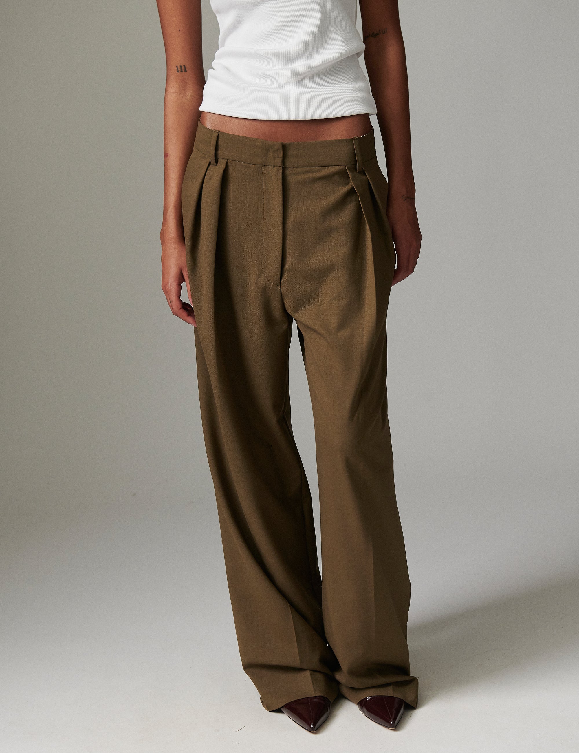 DAY Birger ét Mikkelsen Enzo - Light Wool Blend Pants 180820 CAPERS