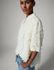 Figo - Chiffon Fringe - Skjorte - Jet Stream