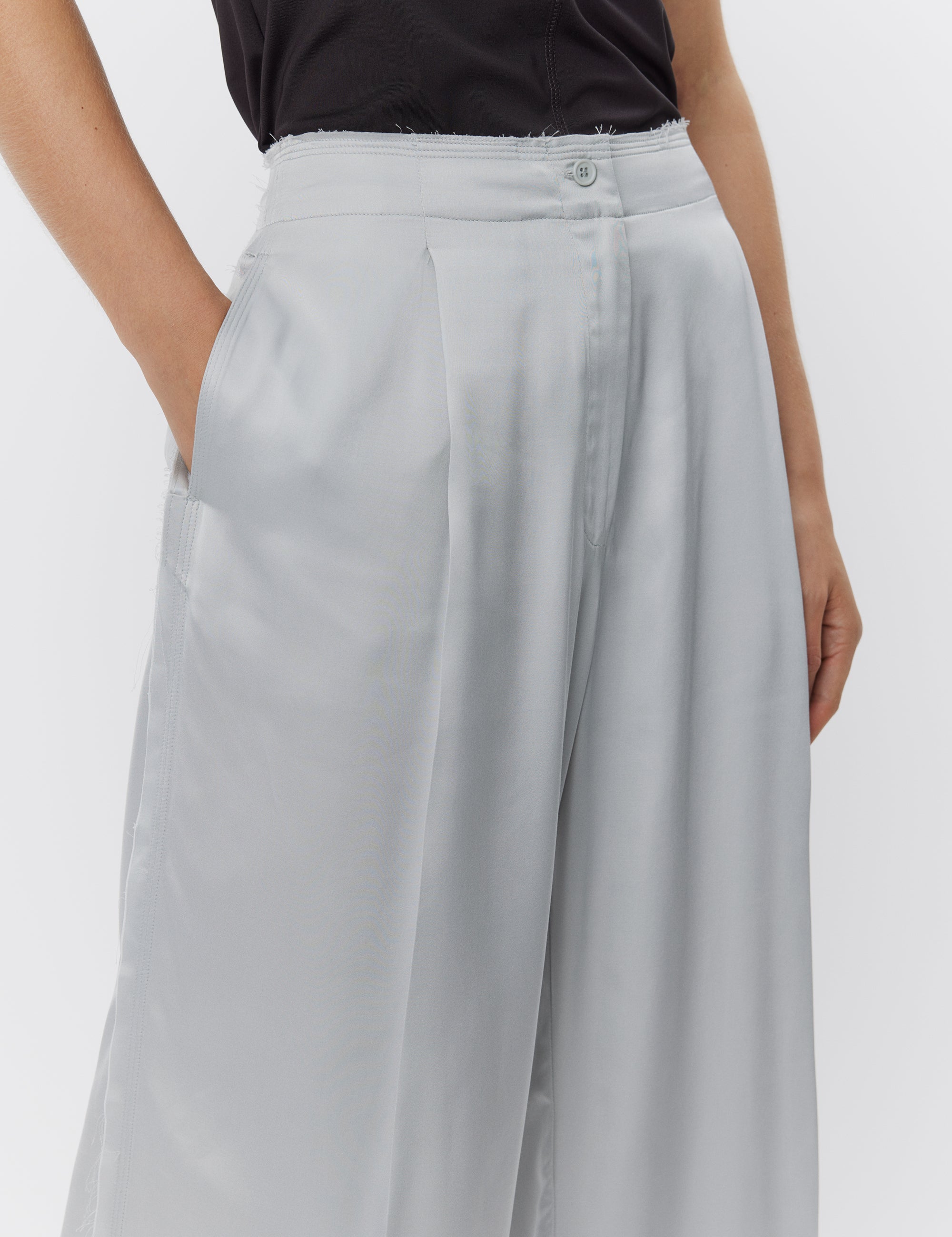 DAY Birger ét Mikkelsen Fisher - Fluid Viscose Bukser 144206 PEARL BLUE