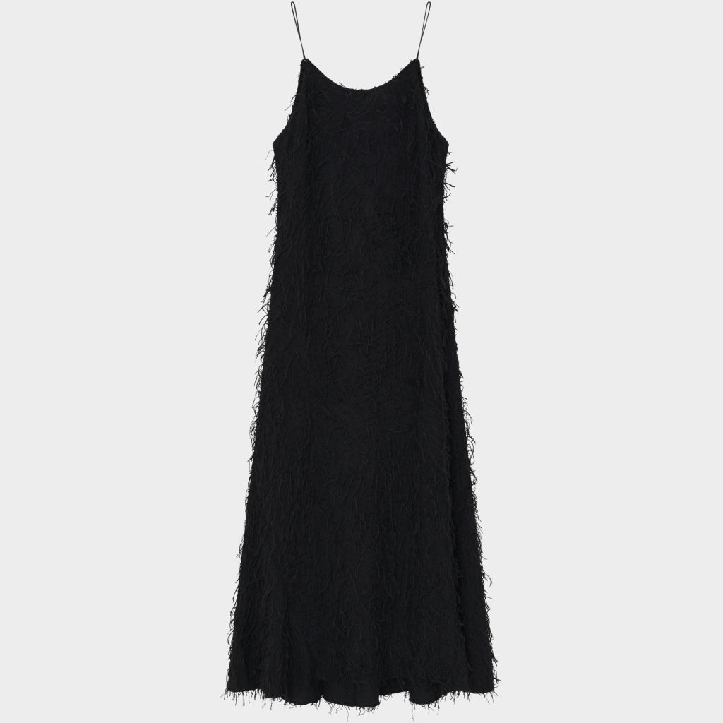 DAY Birger ét Mikkelsen Flio - Dobby Fringe Kjole 190303 Black