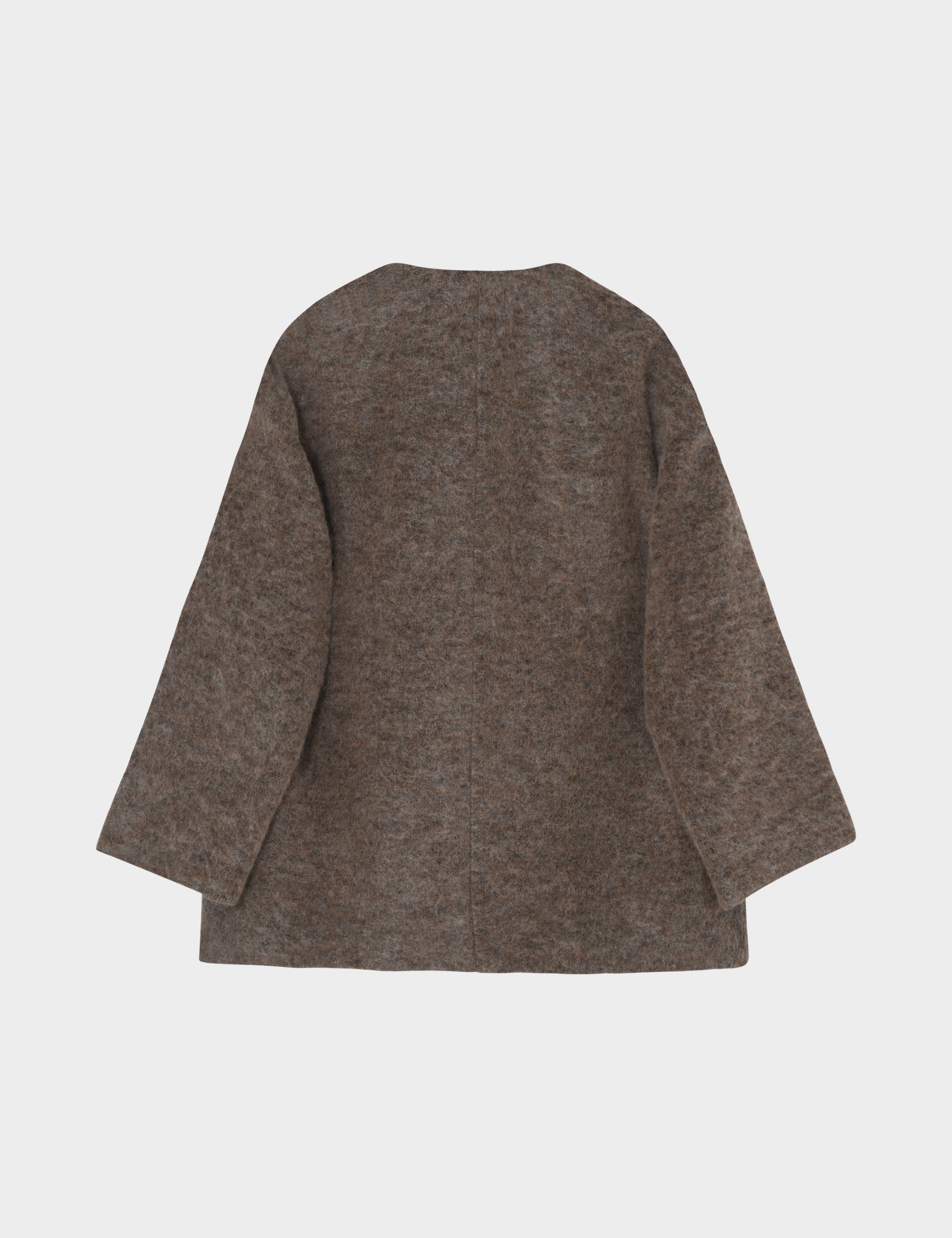 DAY Birger ét Mikkelsen Flussy - Mohair Wool - Jakke Jakke 500086 DARK BROWN