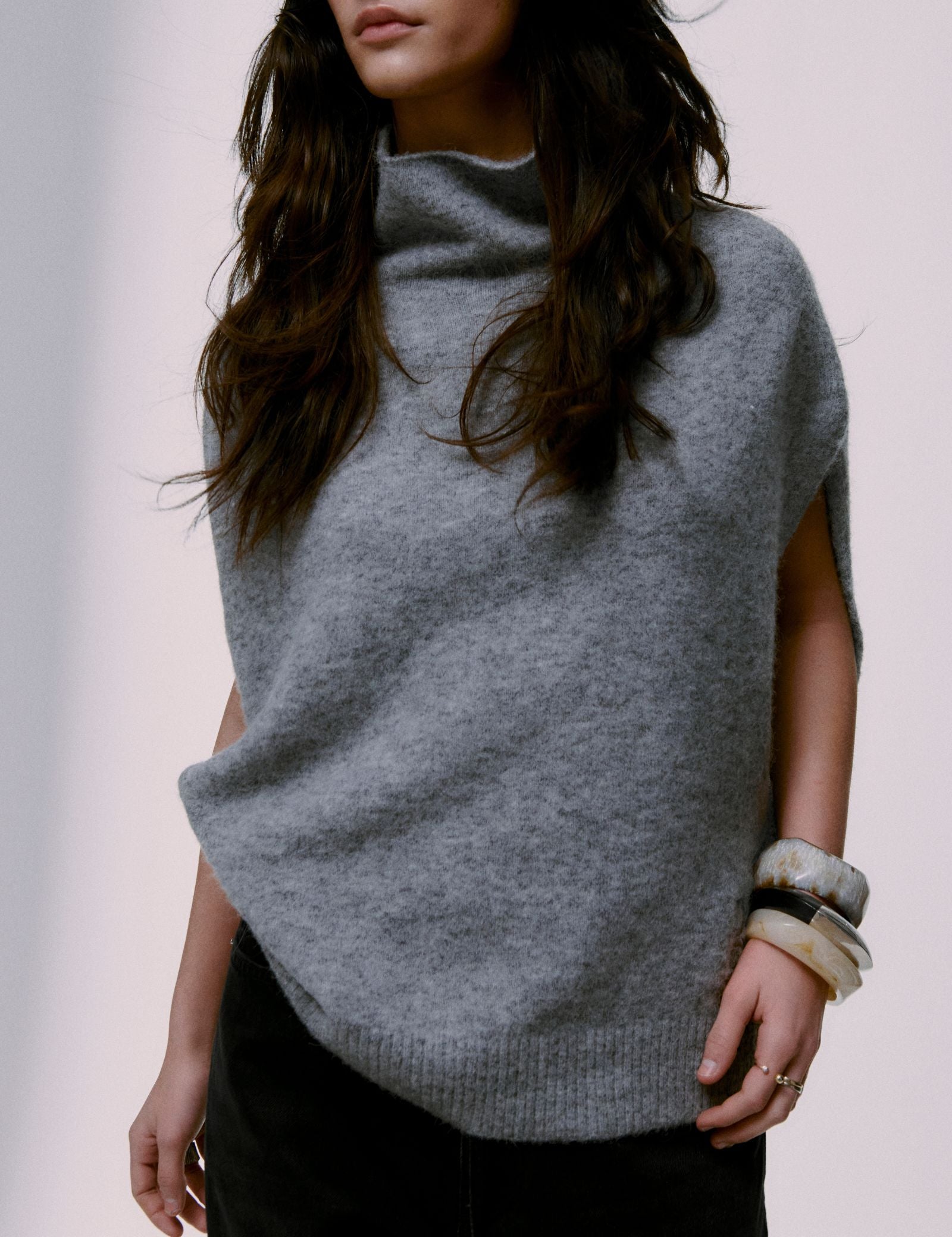 DAY Birger ét Mikkelsen Frodie - Cozy Days Vest 500056 GREY MELANGE