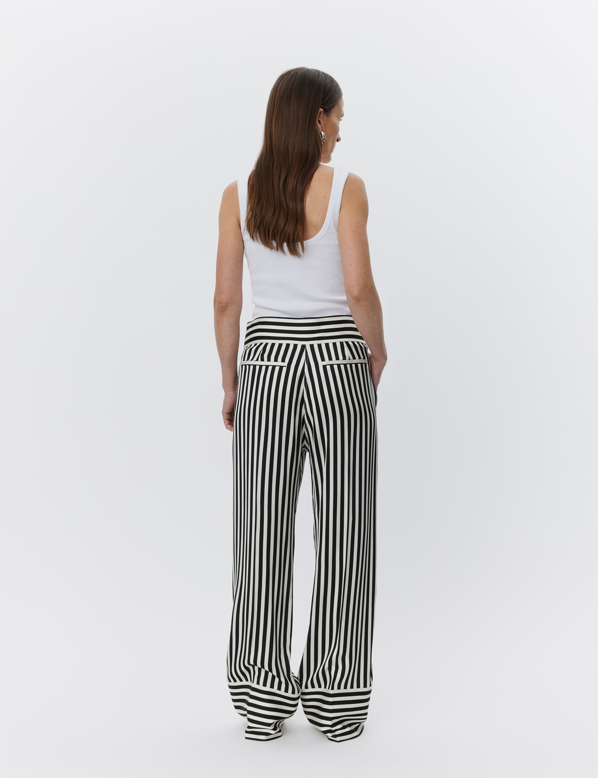 DAY Birger ét Mikkelsen Gabin - Striped Viscose Pants 500143 FLUID STRIPES