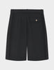 Gordon - Contrast Linen - Shorts - Black