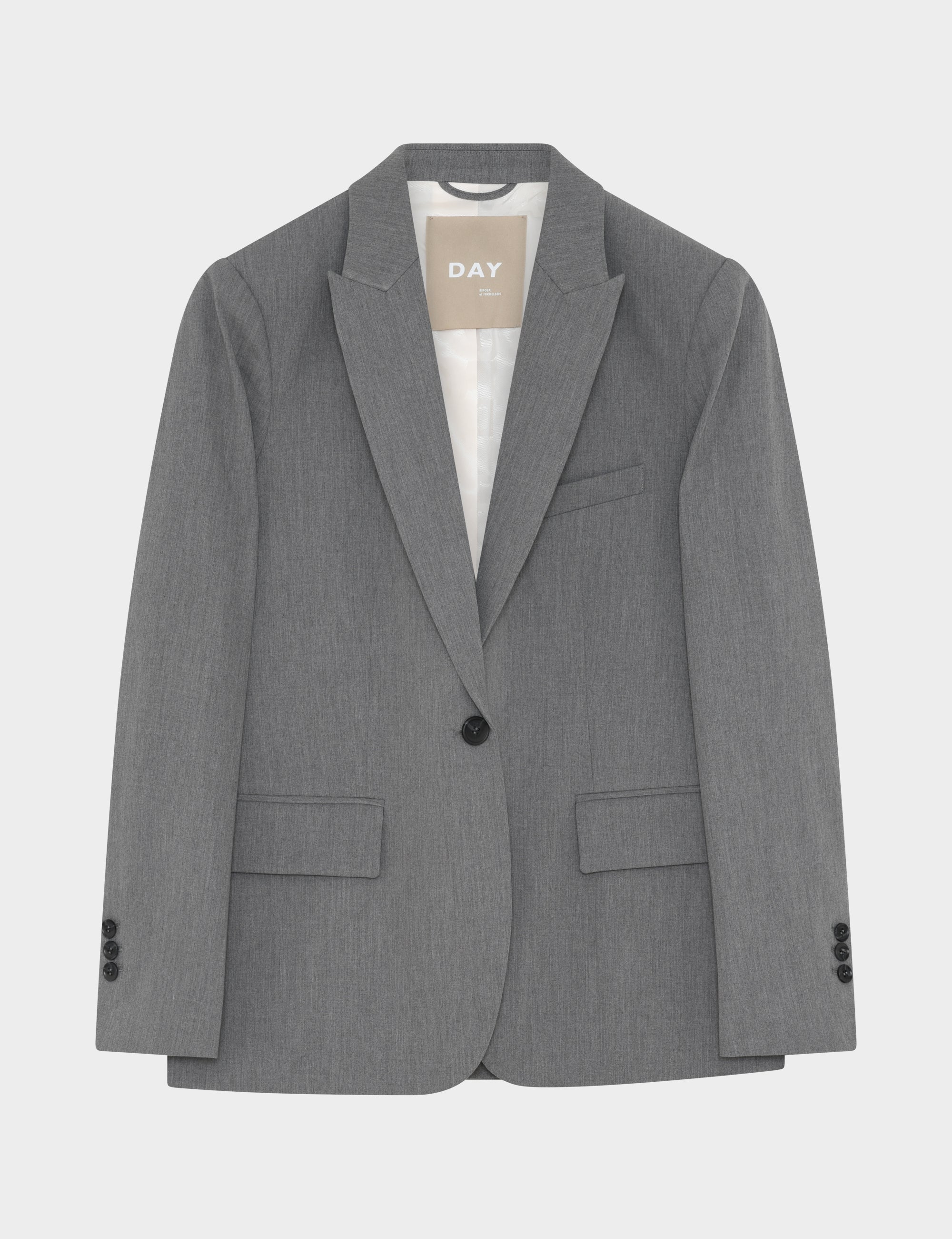 DAY Birger ét Mikkelsen Hector - Classic Gab - Blazer Blazer 500006 Medium Grey Melange