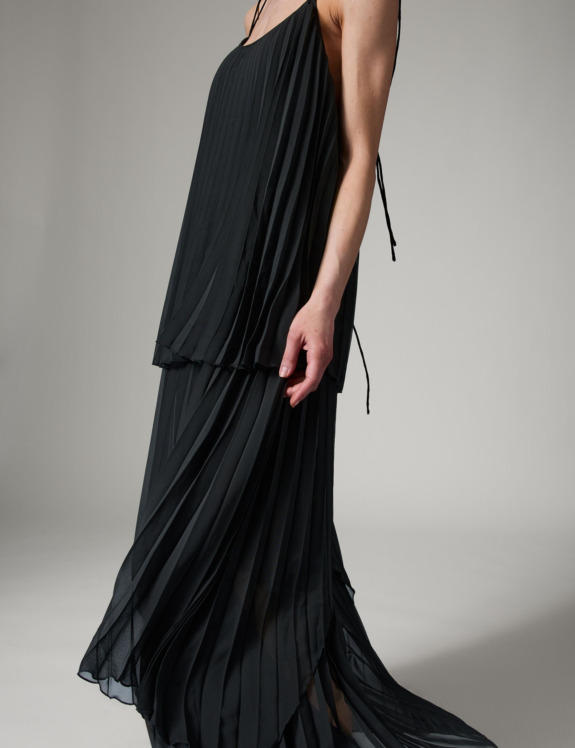 DAY Birger ét Mikkelsen Isaac - Chiffon Plisse Kjole 190303 Black