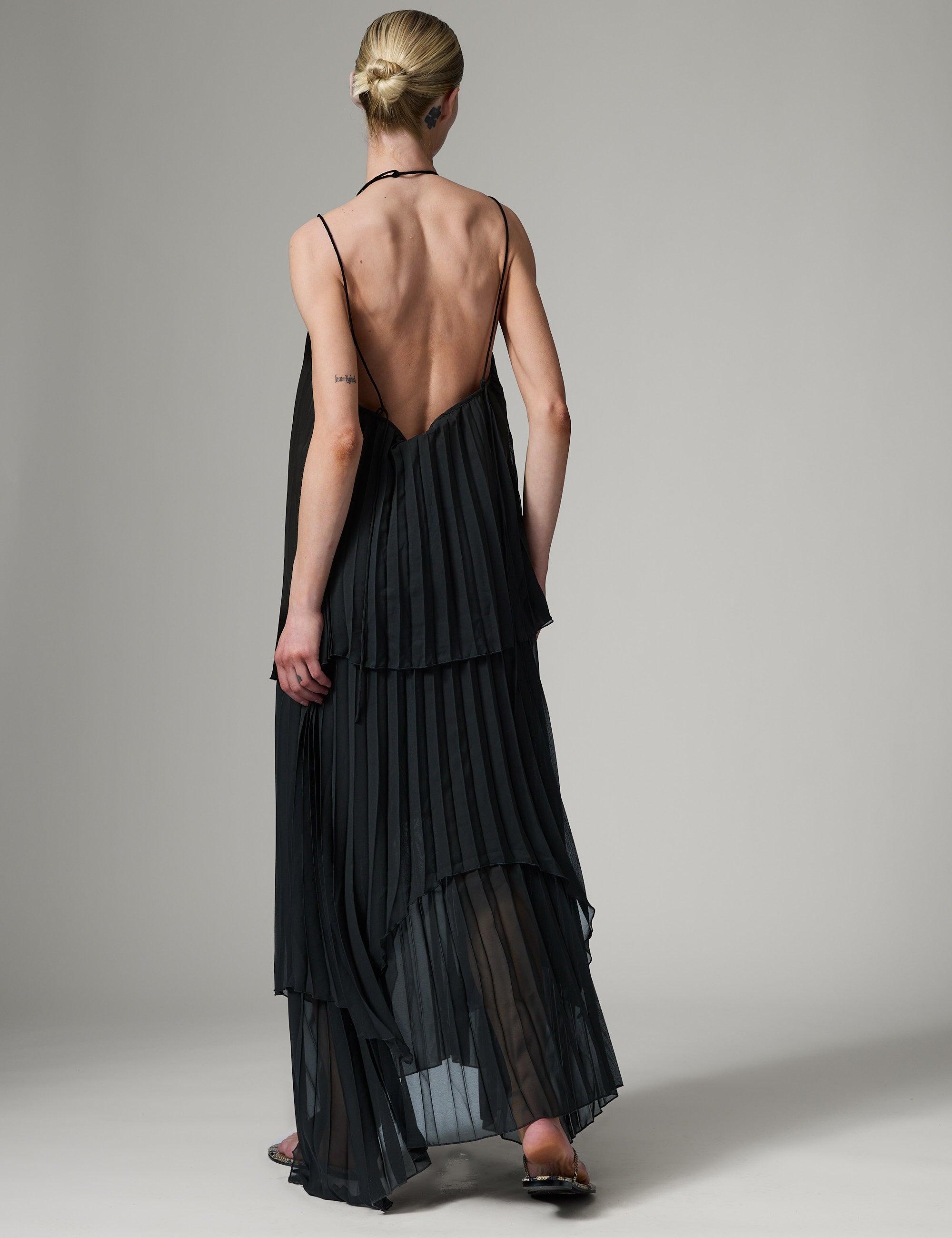 DAY Birger ét Mikkelsen Isaac - Chiffon Plisse Kjole 190303 Black