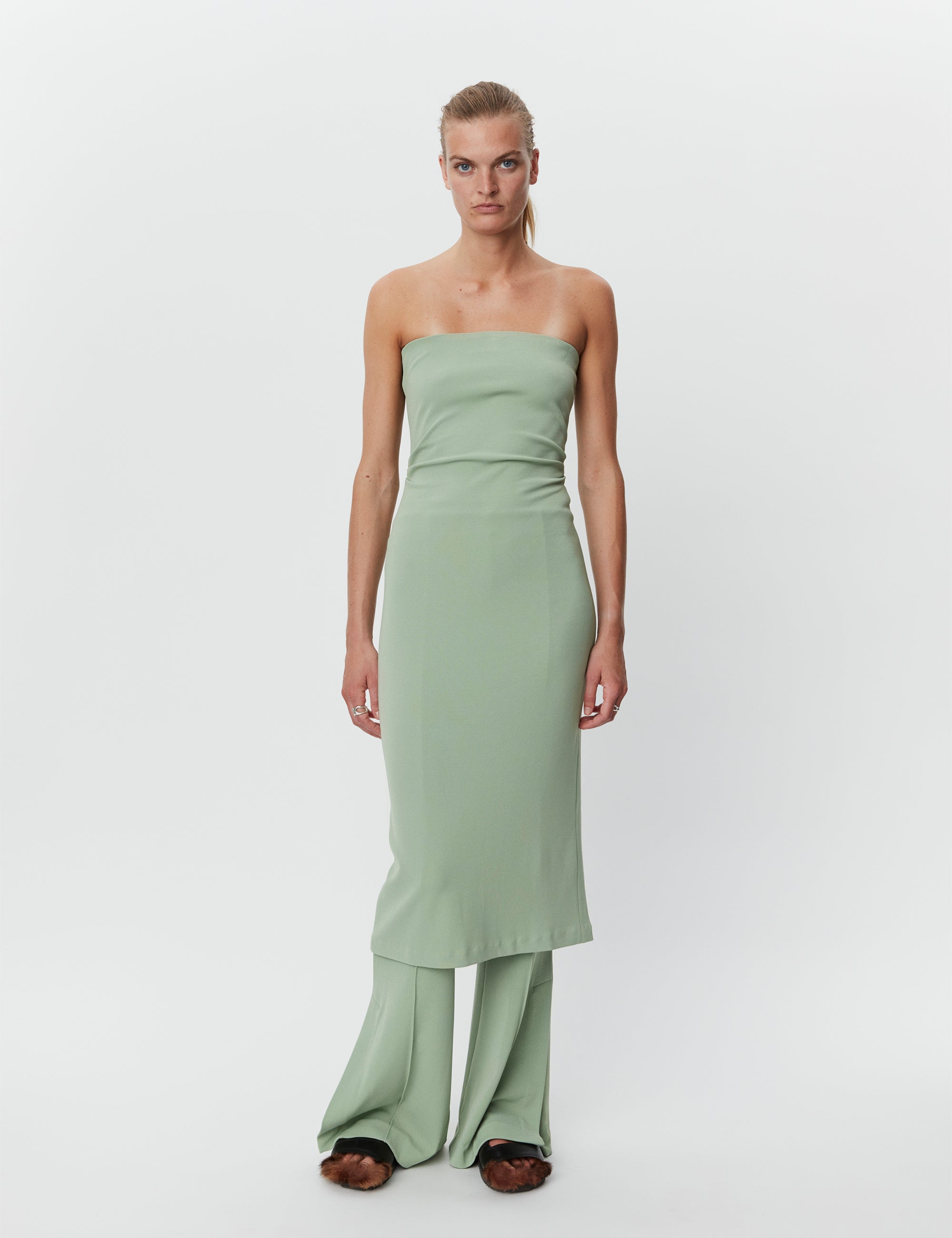 DAY Birger ét Mikkelsen Ives - All Day Jersey Kjole 500097 ALGAVE GREEN