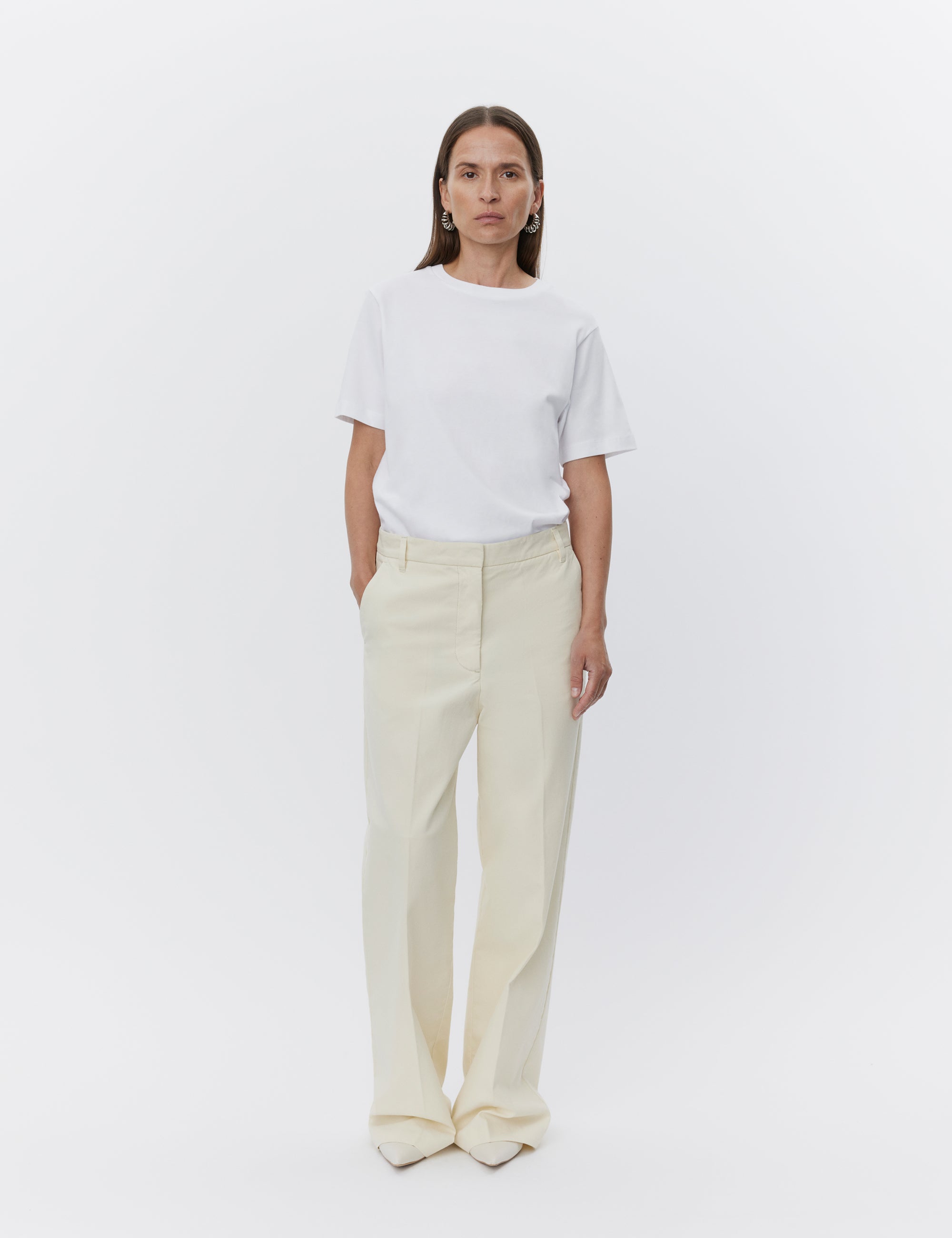 DAY Birger ét Mikkelsen Jade - Modern Canvas Pants 120110 Pistachio Shell