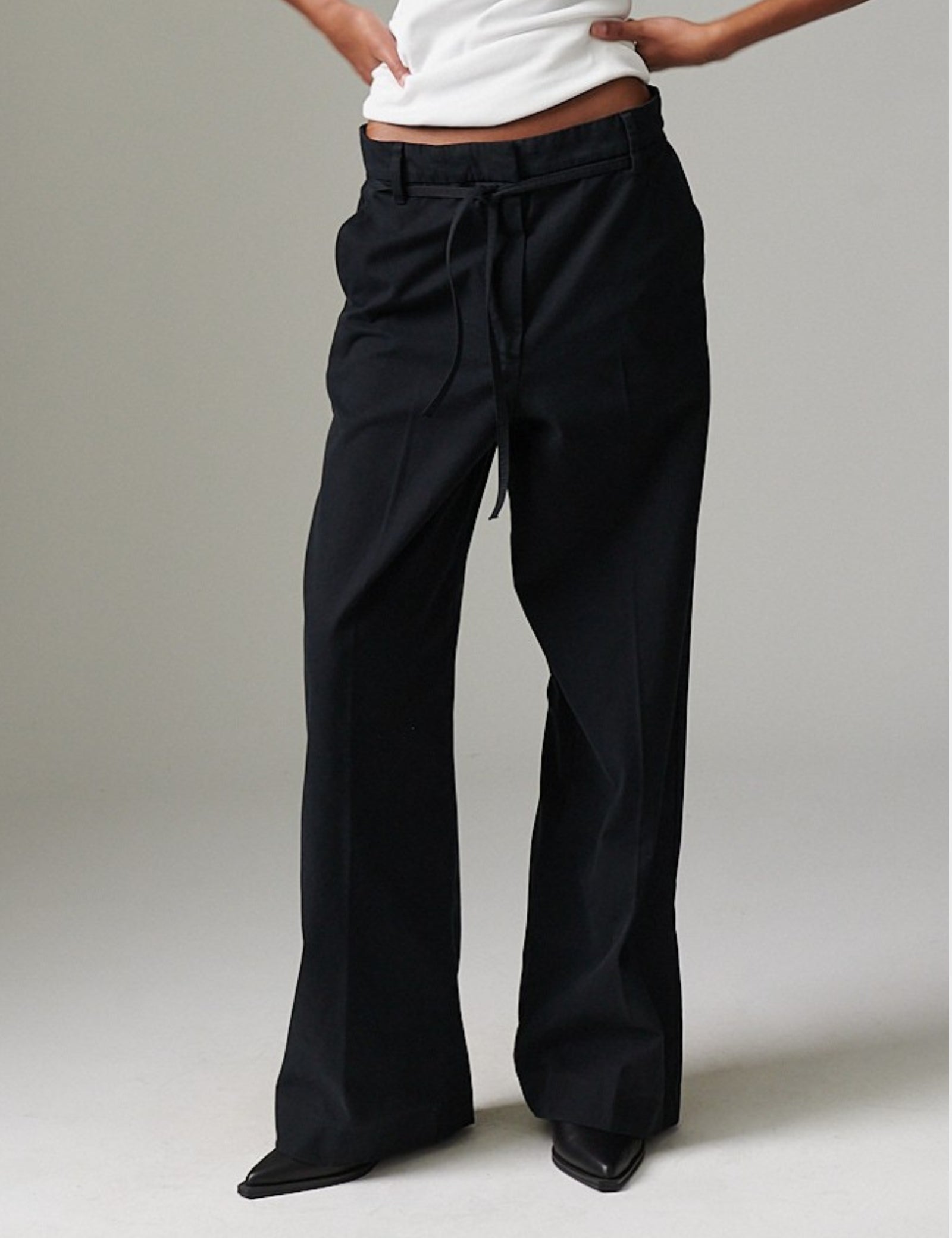 DAY Birger ét Mikkelsen Jade - Modern Canvas Pants 190303 BLACK