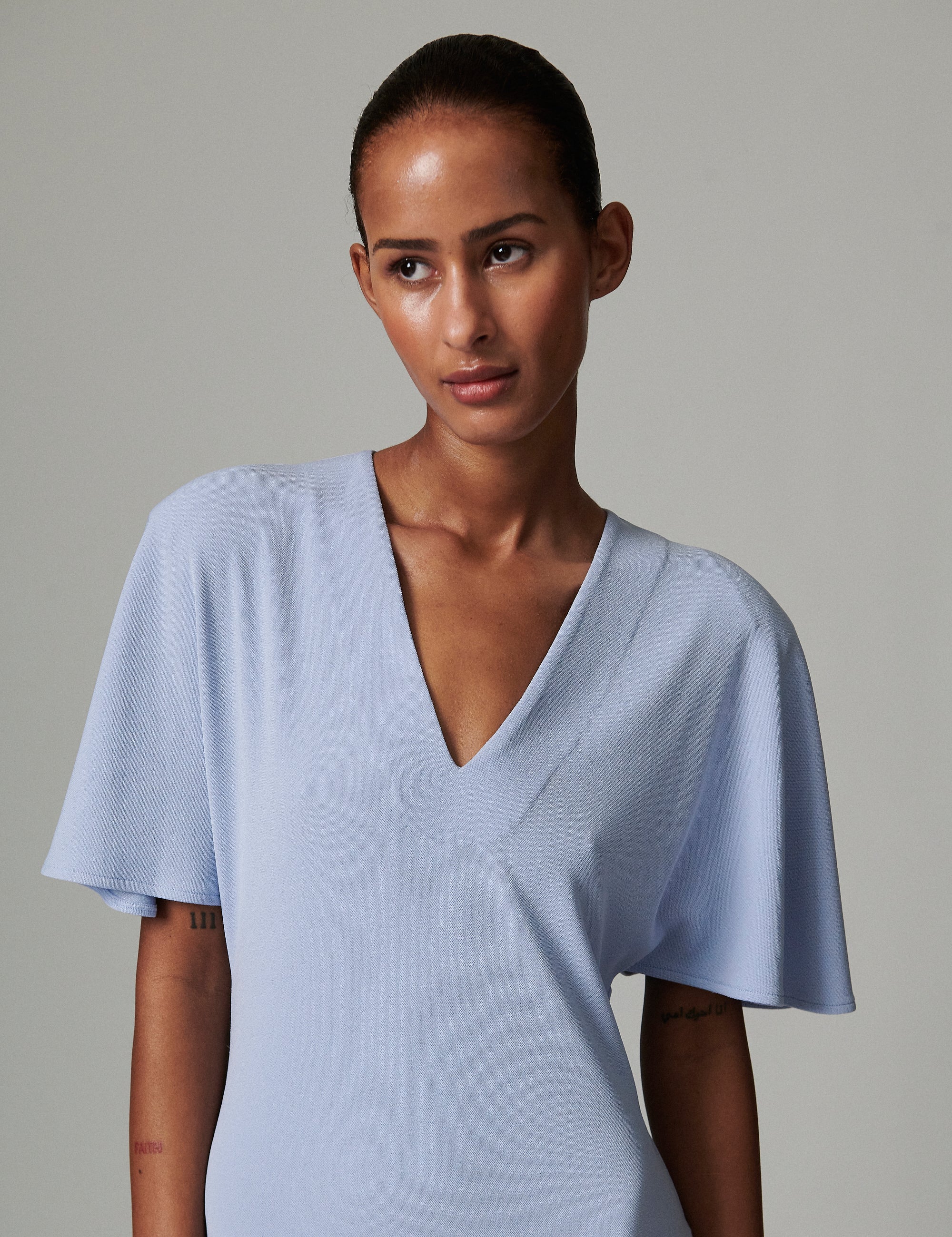 DAY Birger ét Mikkelsen Jayma - All Day Jersey - Kjole Kjole 163922 BRUNNERA BLUE