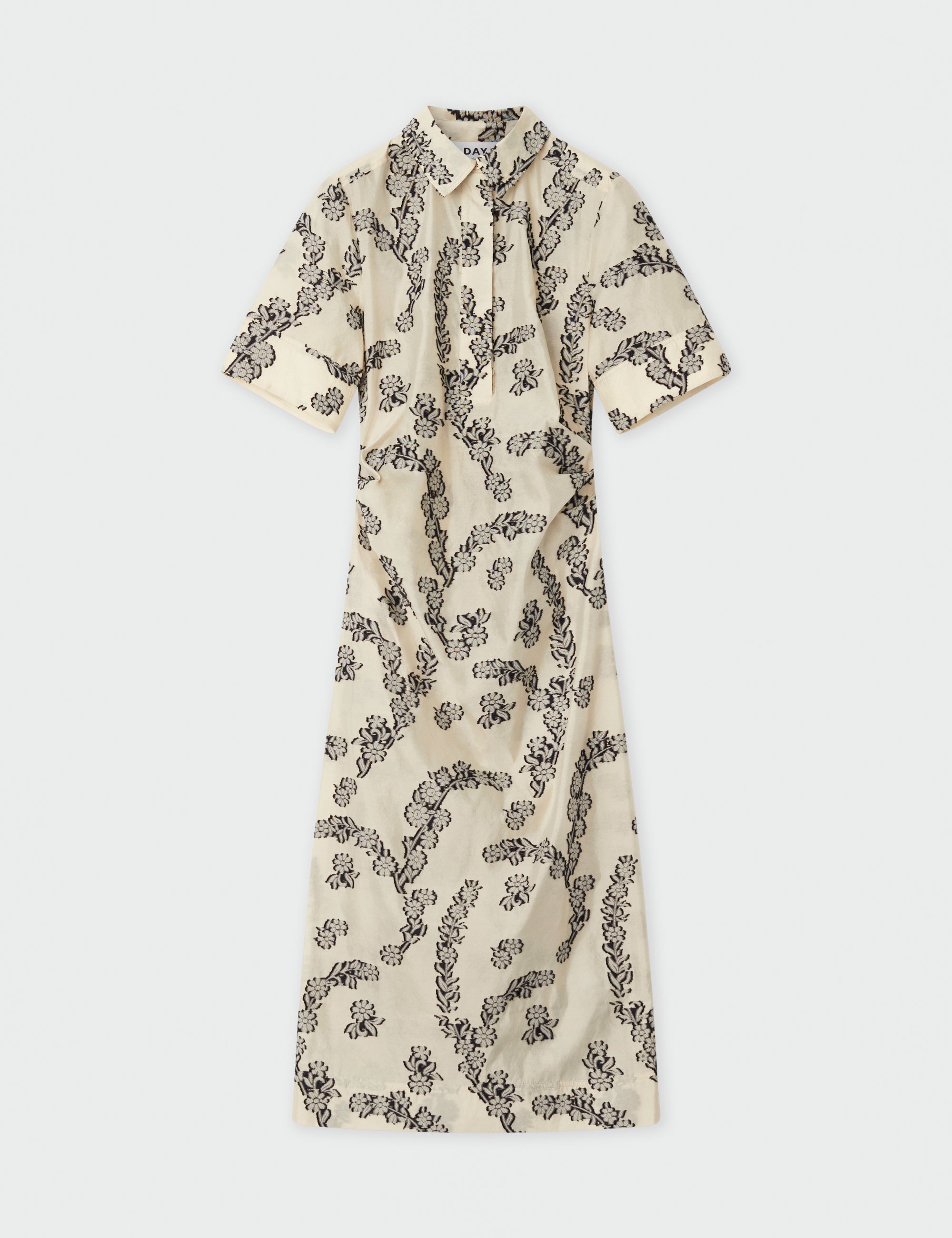 DAY Birger ét Mikkelsen Joanna - Floral Jacquard Dress 120713 ALMOND OIL