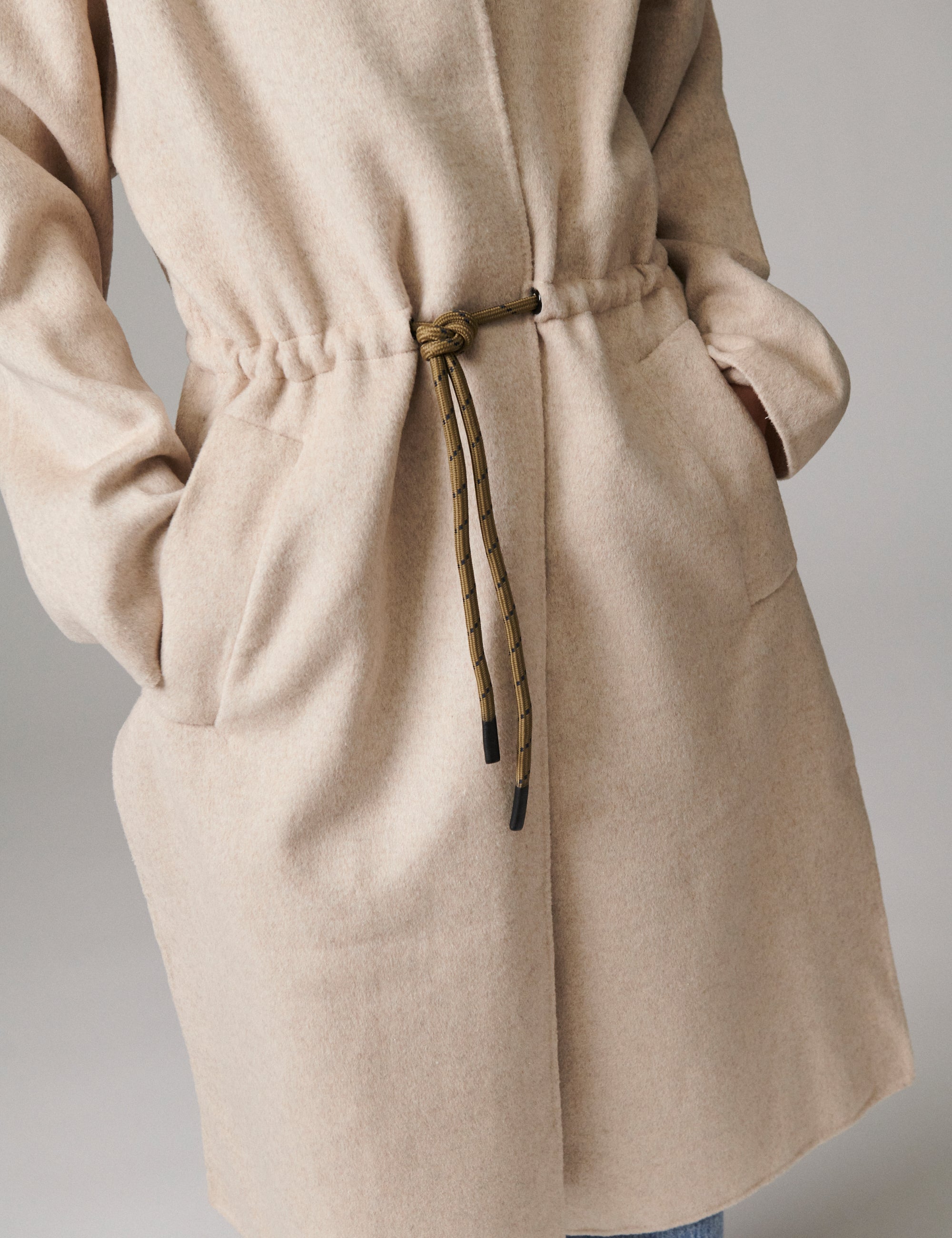DAY Birger ét Mikkelsen Joel - Double Faced Wool - Frakke Frakke 500144 PISTACHIO SHELL MELANGE