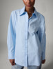 Jojo - Poplina - Skjorte - Chambray blue