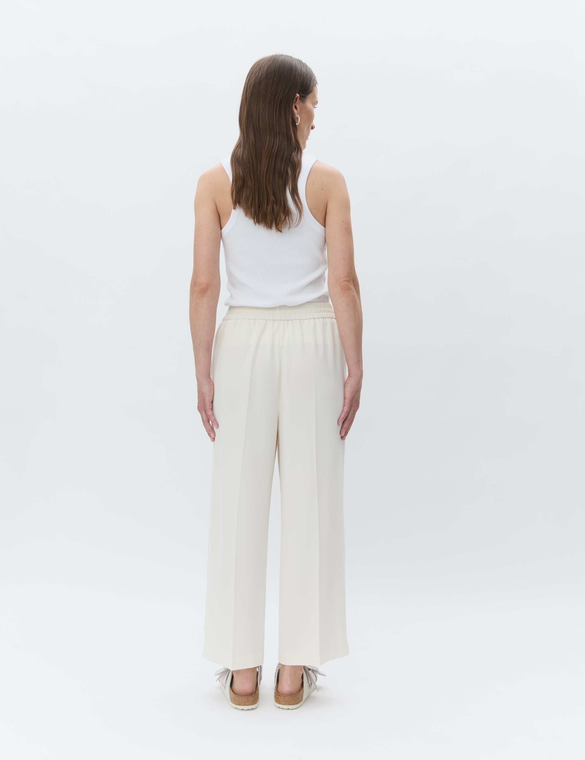 DAY Birger ét Mikkelsen Jonah - Classic Gabardine Pants 01002 Ivory Shade