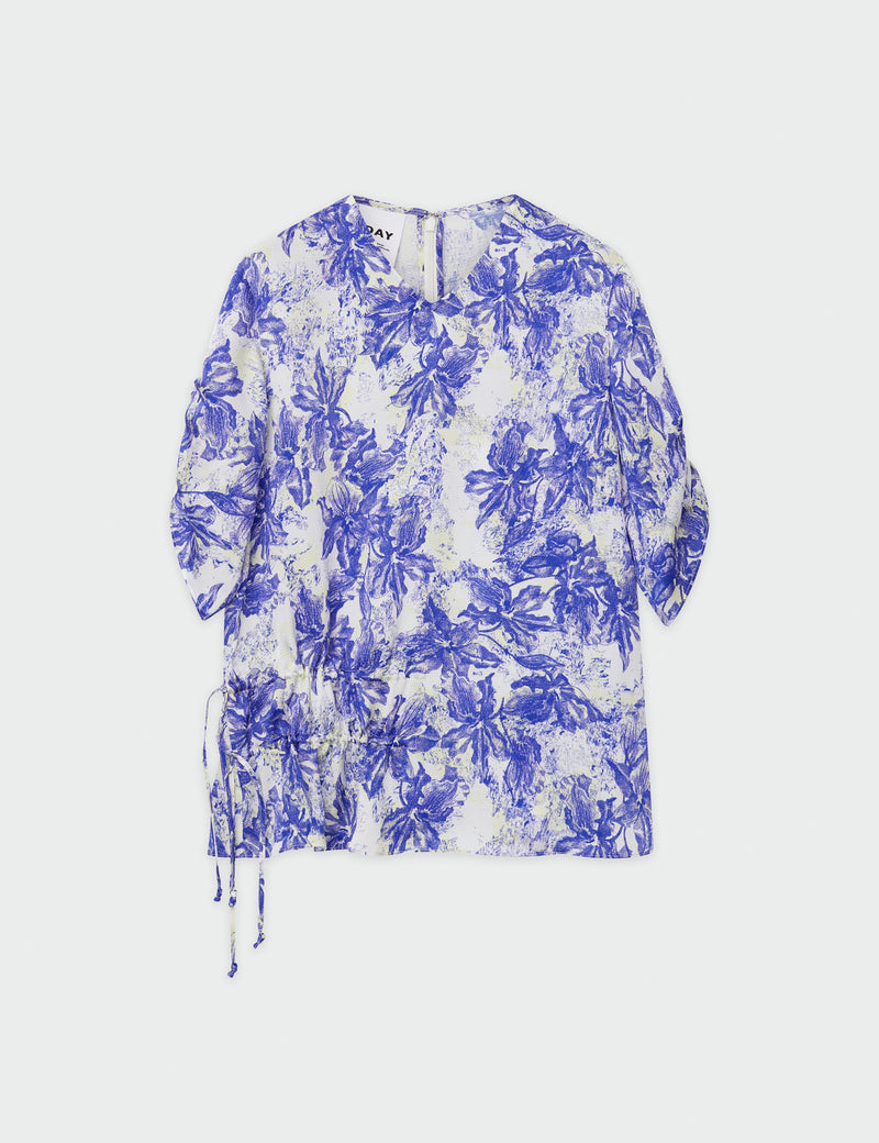 DAY Birger ét Mikkelsen Joshua - Disrupted Flowers Tops & T-Shirts 500067 STRATOSPHERIC BLUE