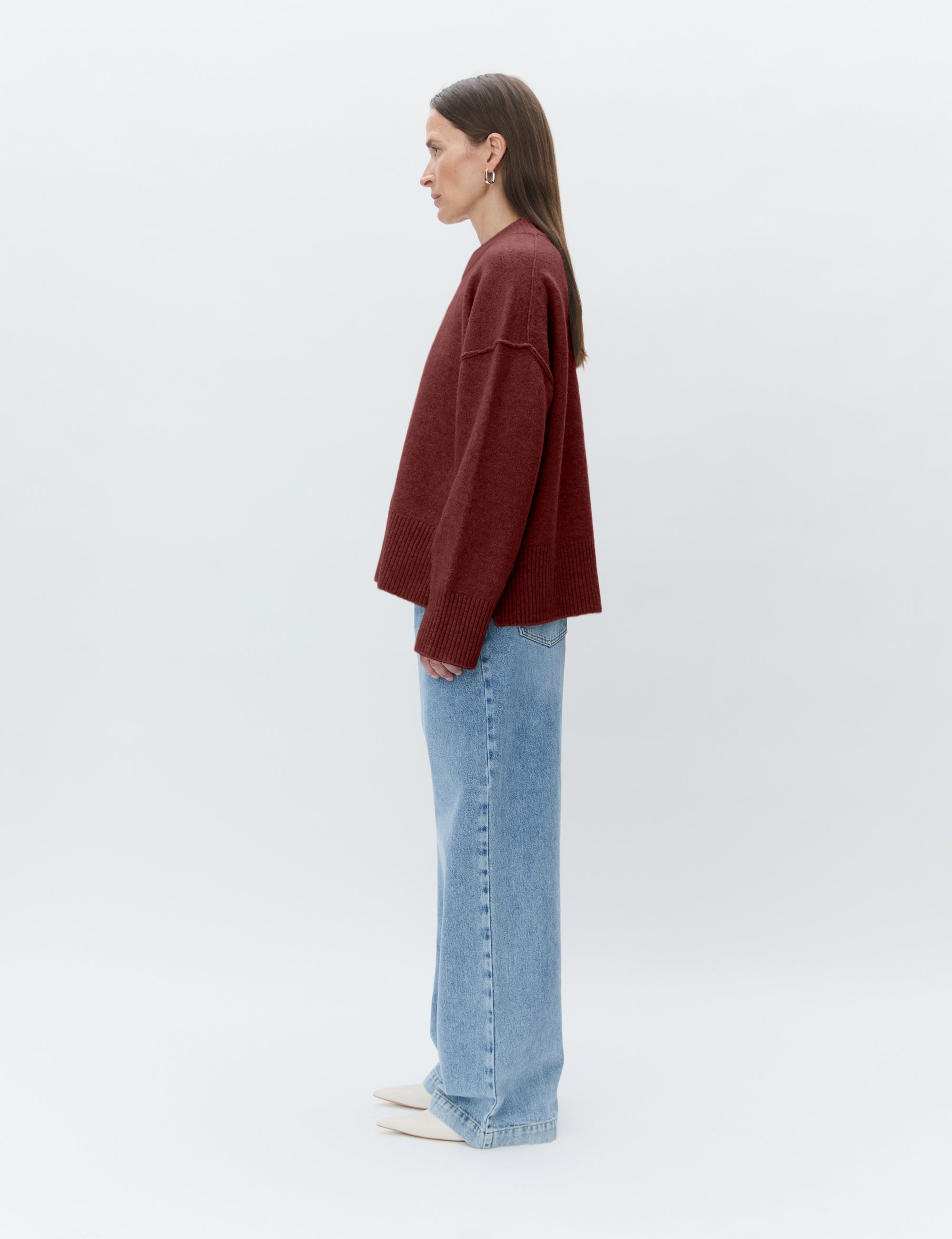 DAY Birger ét Mikkelsen Josie - Cozy Days Sweater 420135 Burgundy