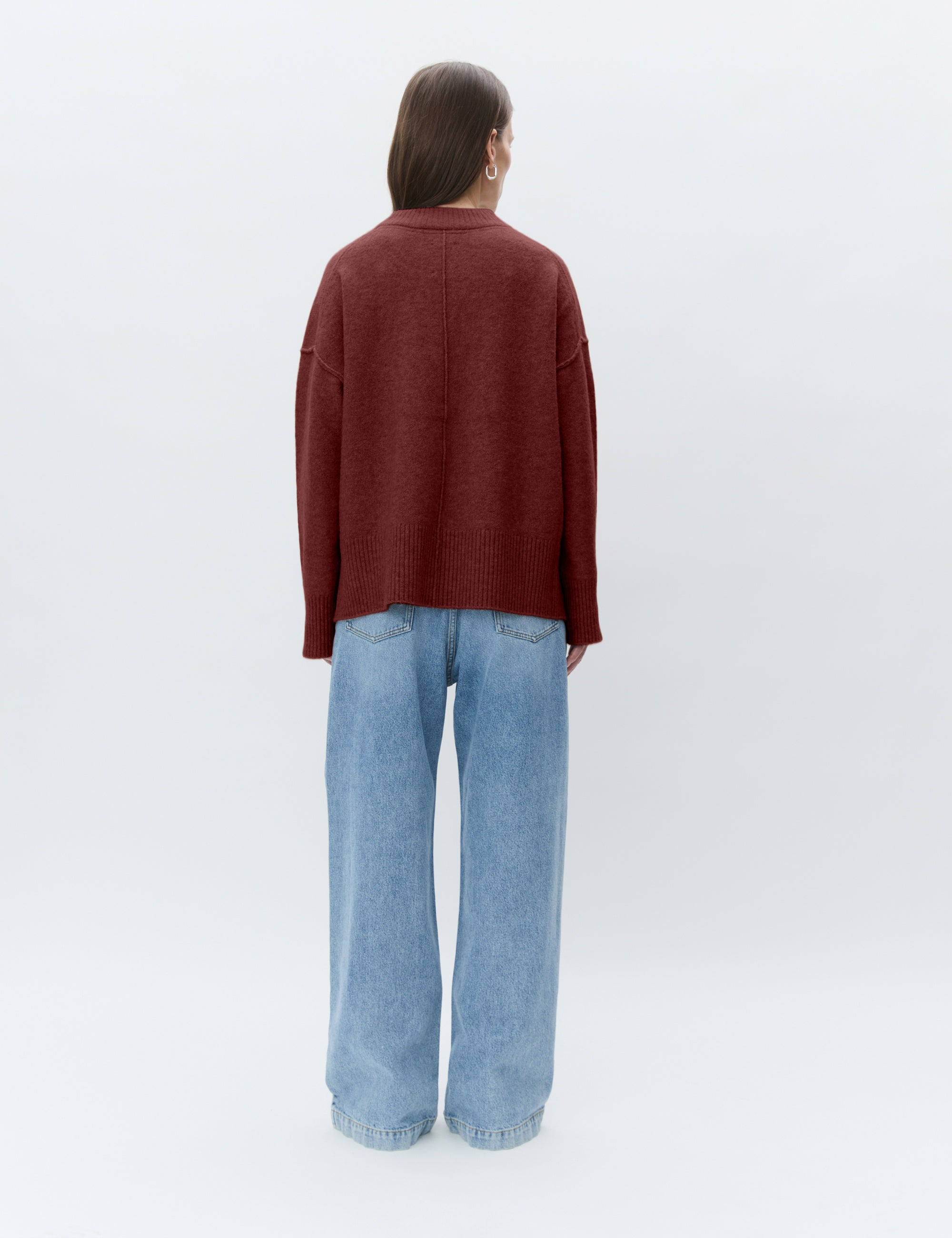 DAY Birger ét Mikkelsen Josie - Cozy Days Sweater 420135 Burgundy