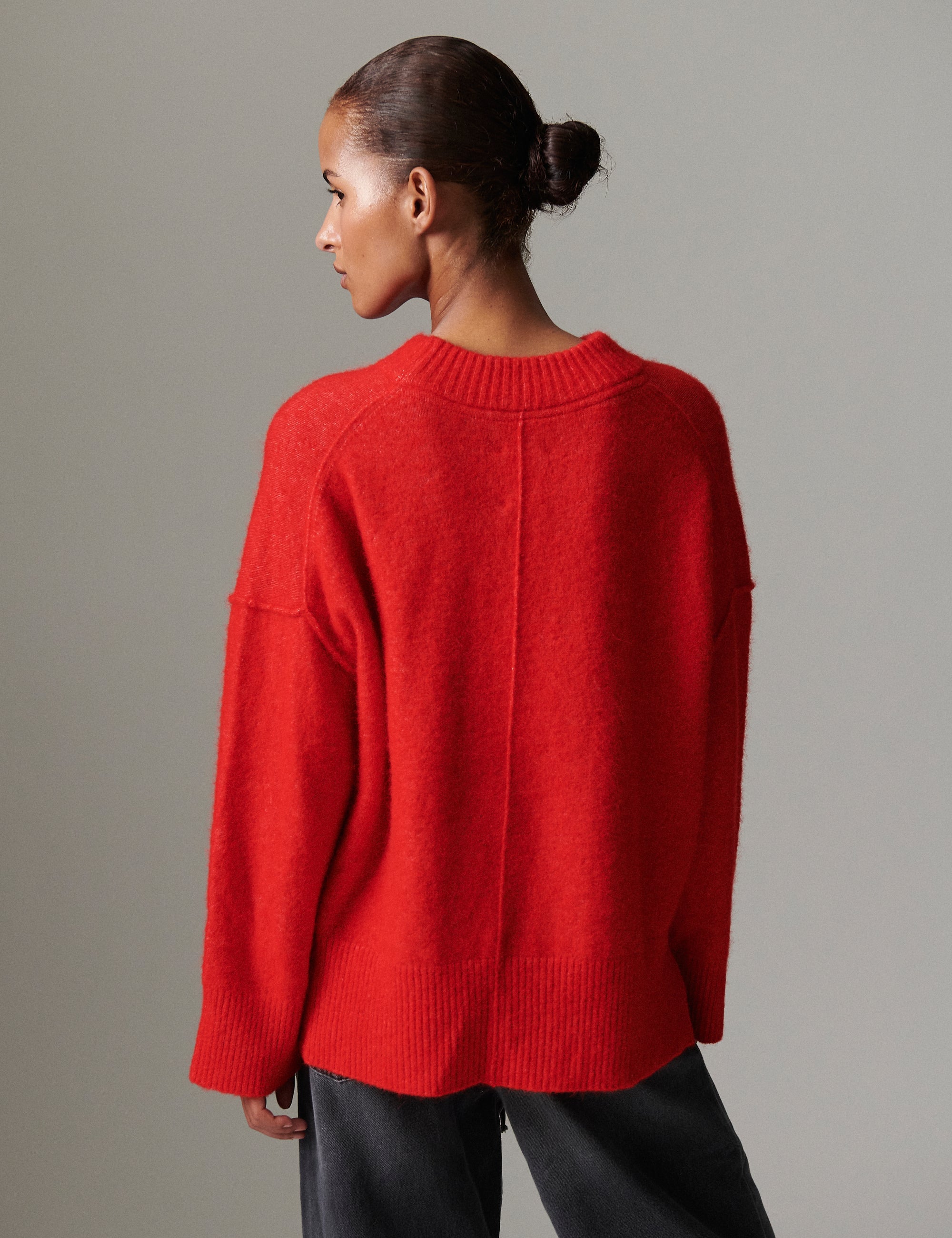DAY Birger ét Mikkelsen Josie - Cozy Days Sweater 181664 FIERY RED.