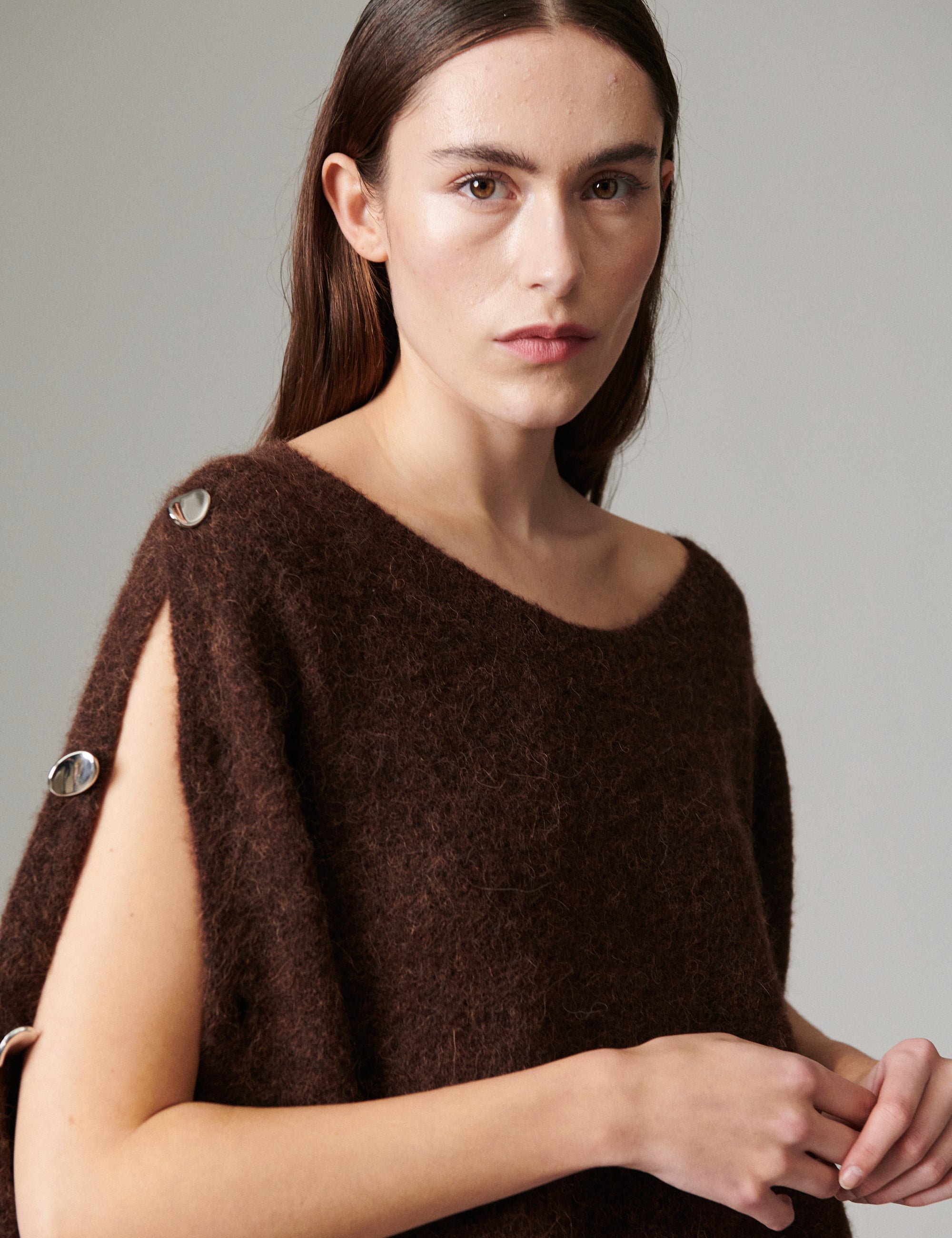 DAY Birger ét Mikkelsen Kamma - Cozy Days - Pullover Sweater 500184 COFFEE BEAN MELANGE