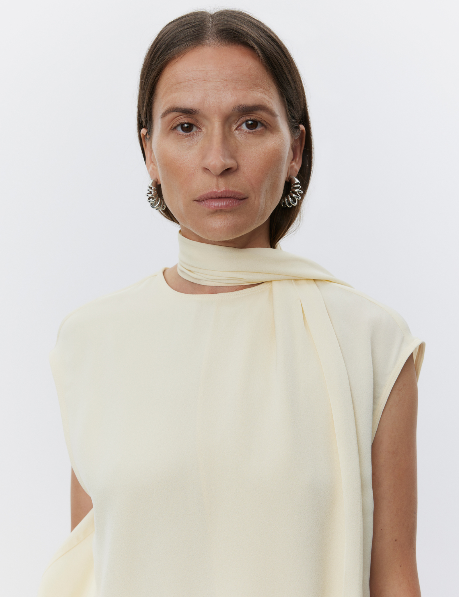 DAY Birger ét Mikkelsen Kehlani - Matte Crepe Shirts & Blouses 110507 WINTER WHITE