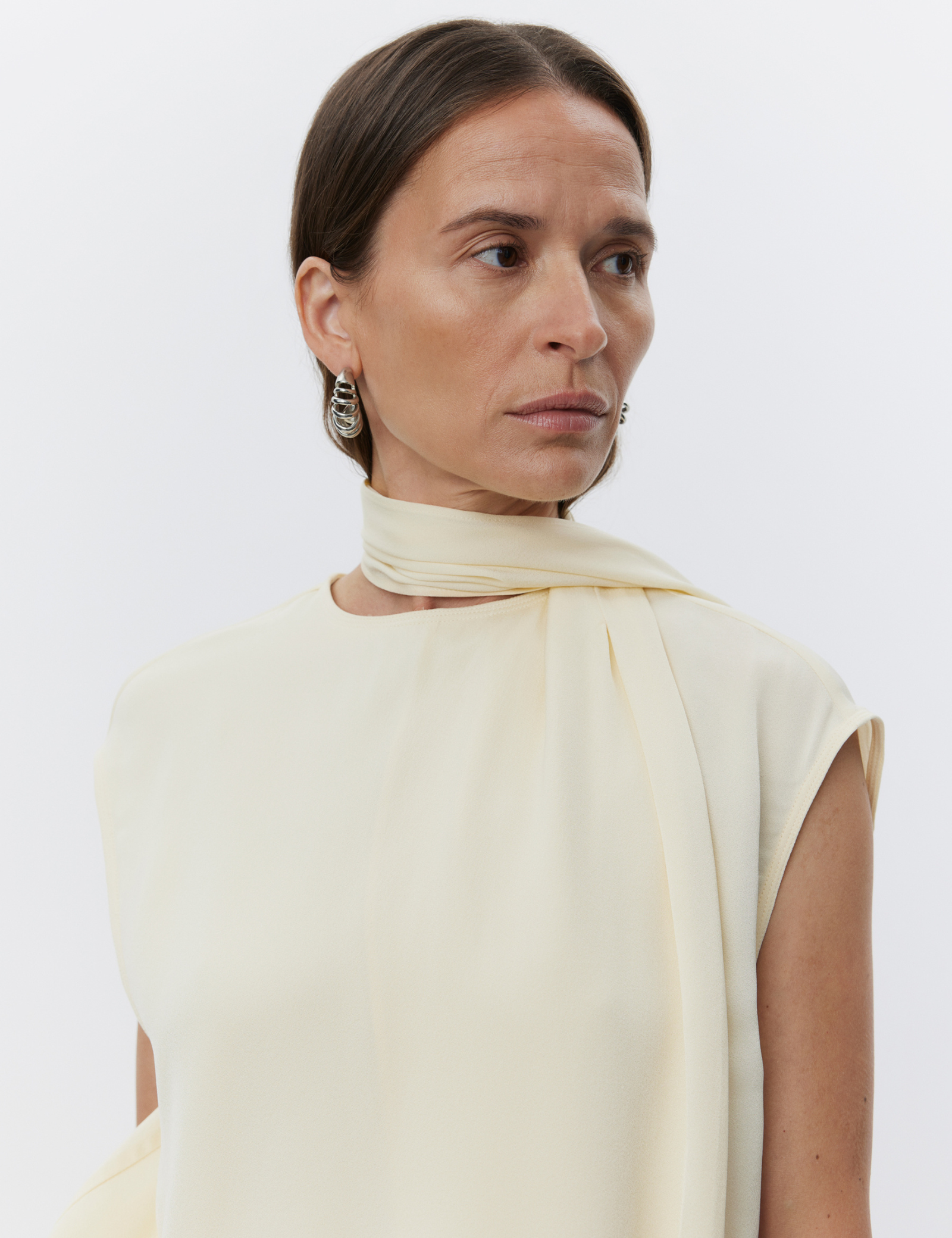 DAY Birger ét Mikkelsen Kehlani - Matte Crepe Shirts & Blouses 110507 WINTER WHITE