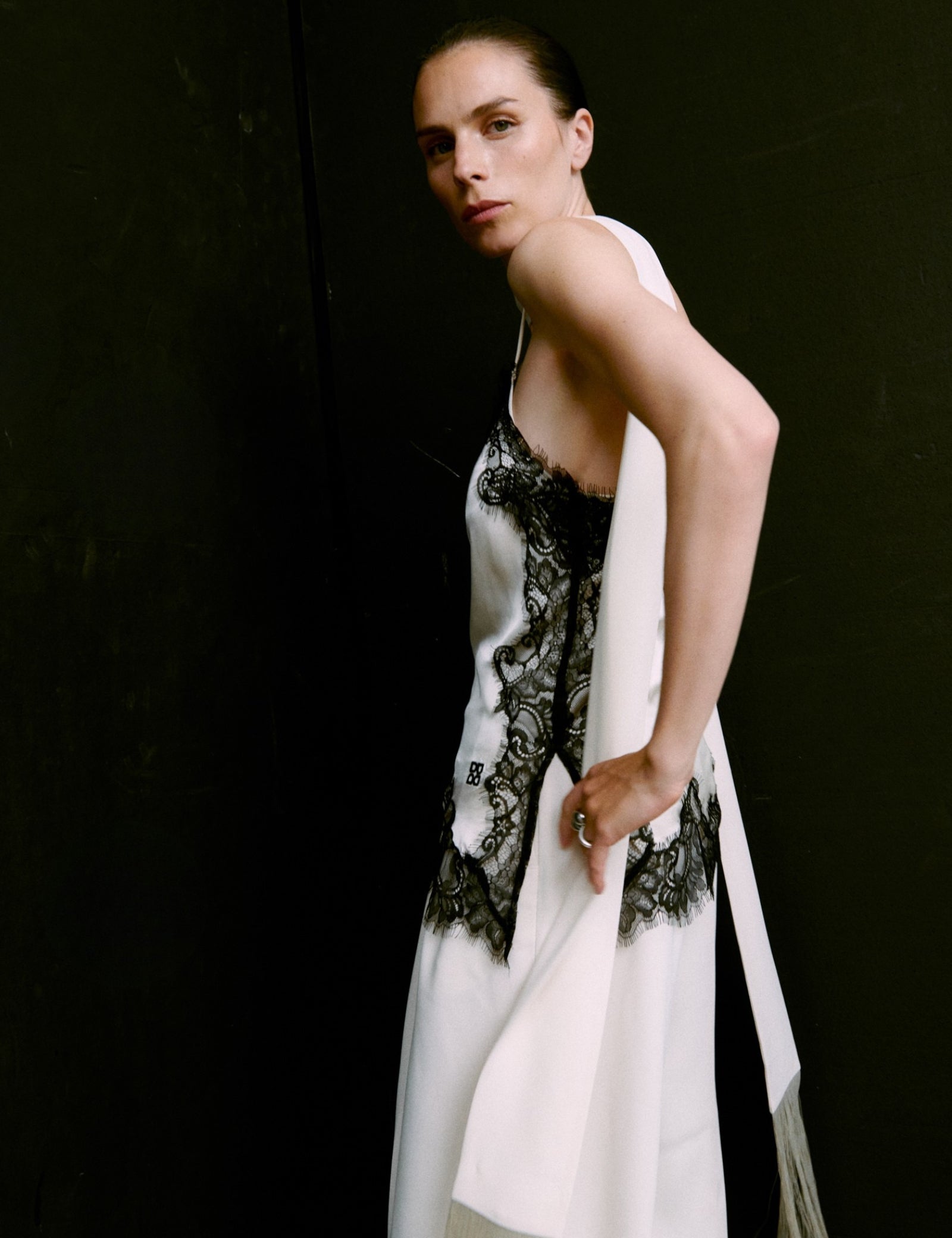 DAY Birger ét Mikkelsen Lacey - Fluid Viscose Top 110104 VANILLA ICE