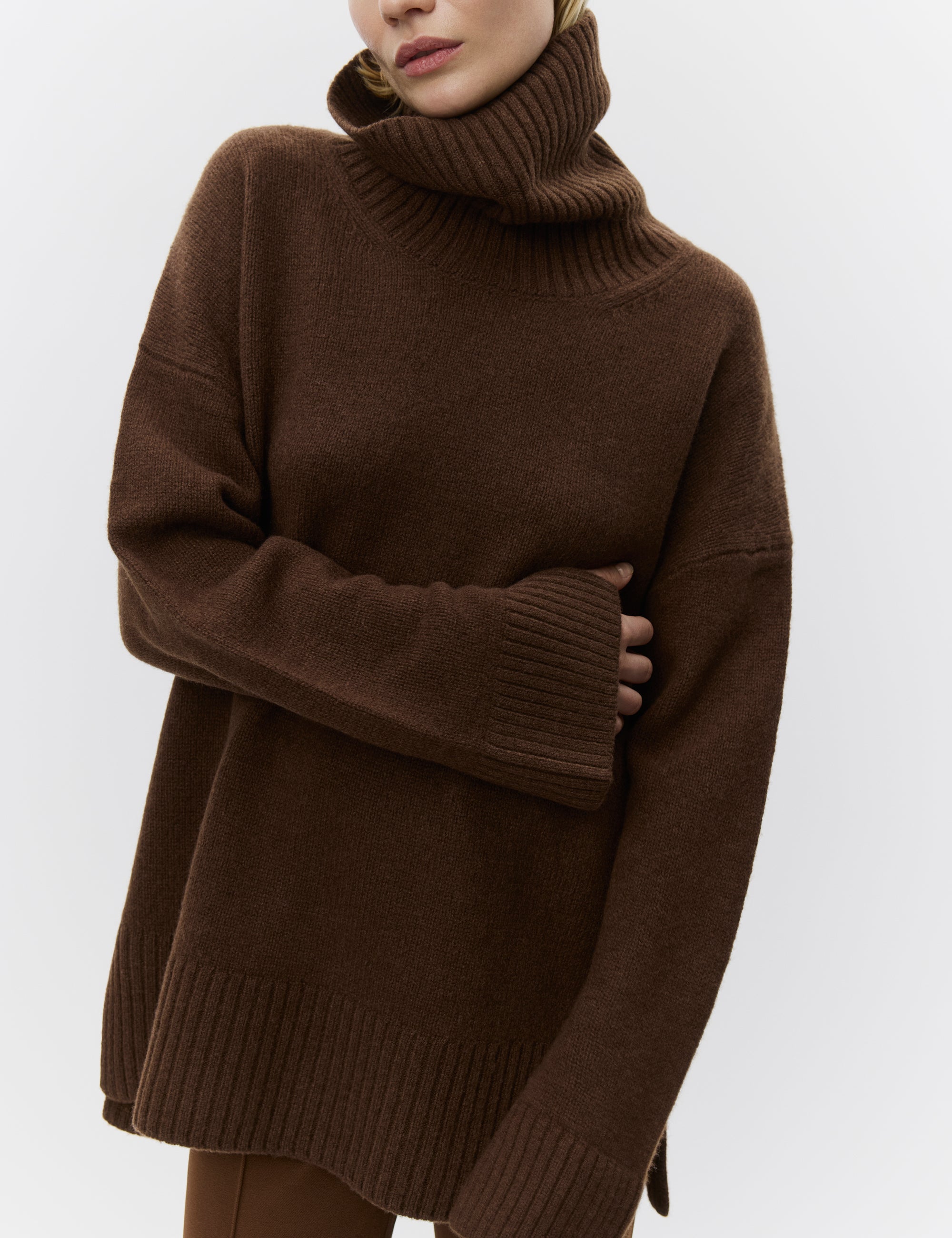 DAY Birger ét Mikkelsen Lansbury - Soft Lamb Sweater 191218 POTTING SOIL