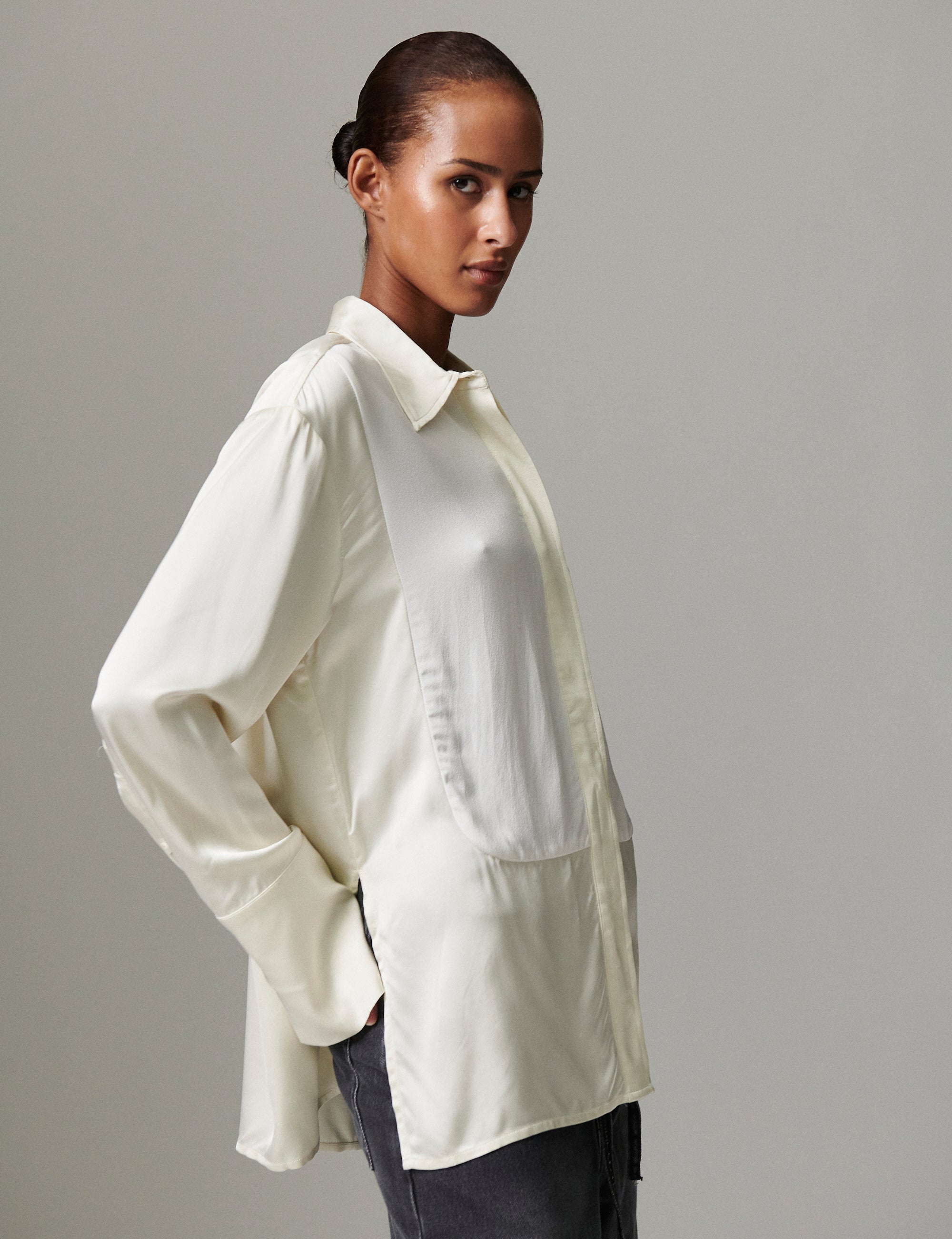 DAY Birger ét Mikkelsen Leigh - fluid mix Shirts & Blouses 110104 VANILLA ICE