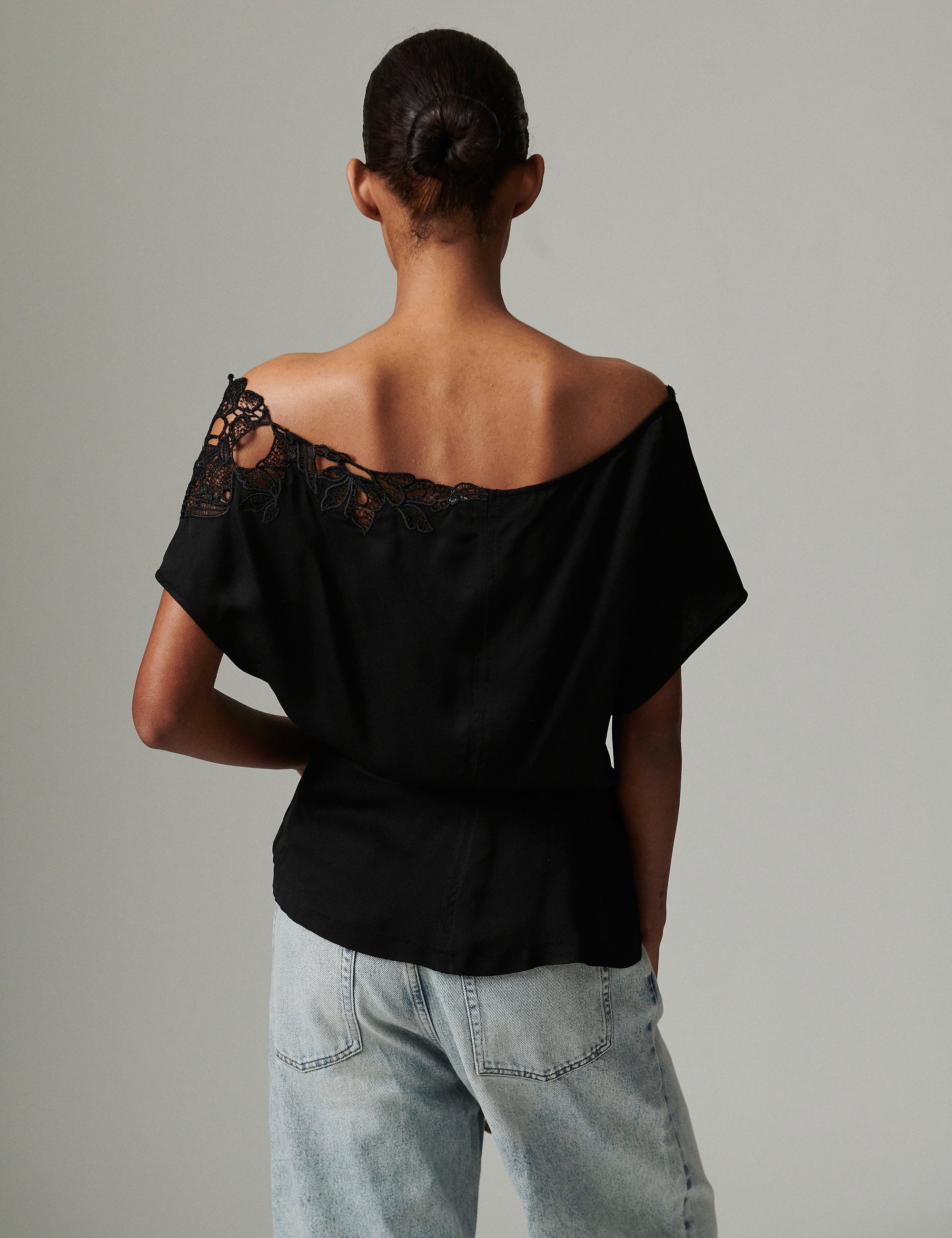 DAY Birger ét Mikkelsen Lesto - Matte Crepe - Top Shirts & Blouses 190303 Black