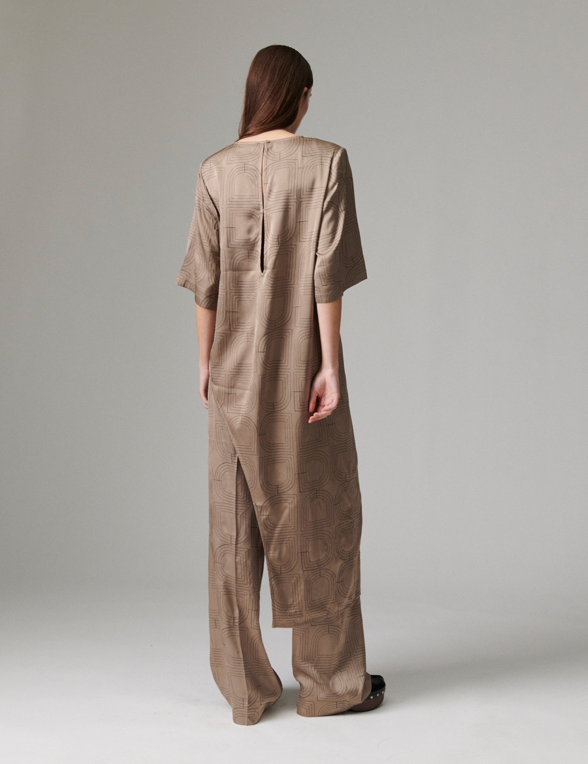 DAY Birger ét Mikkelsen Lolly - Fluid Viscose Stitch - Bluse Bluse 181112 Walnut